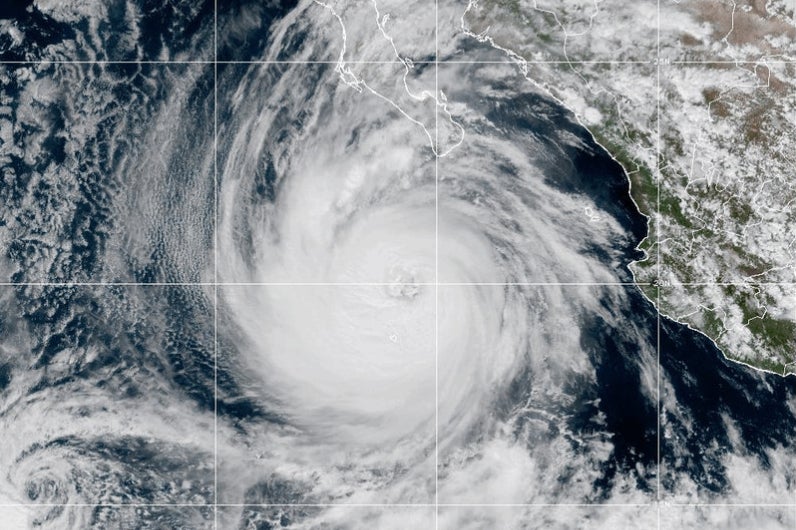 Extreme Weather Hurricane Priscilla
