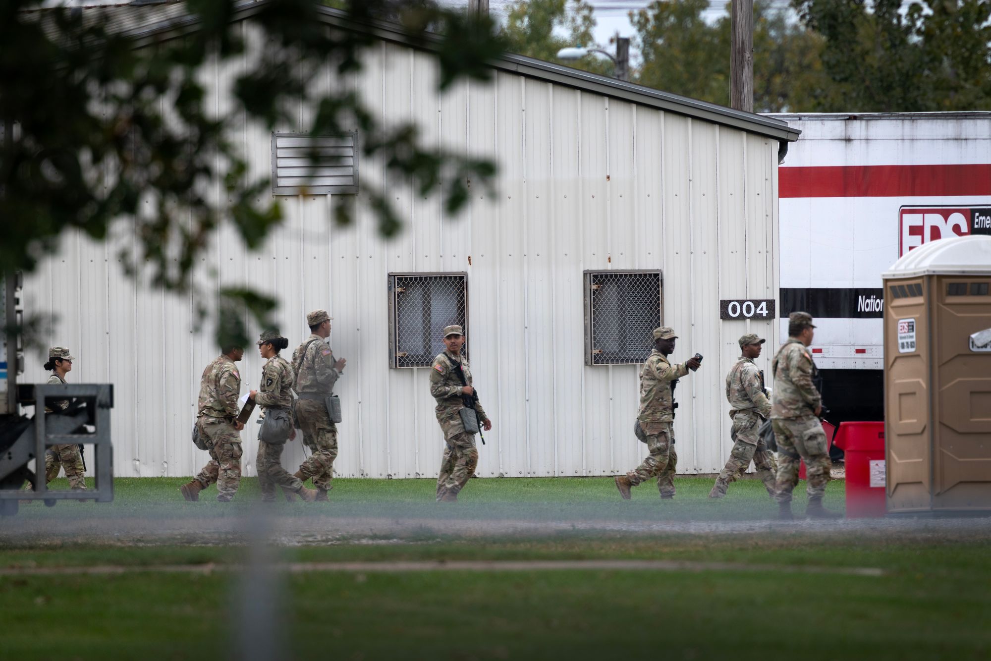Trump has sent members of the Texas National Guard to Chicago to protect immigration law enforcement as they conduct raids