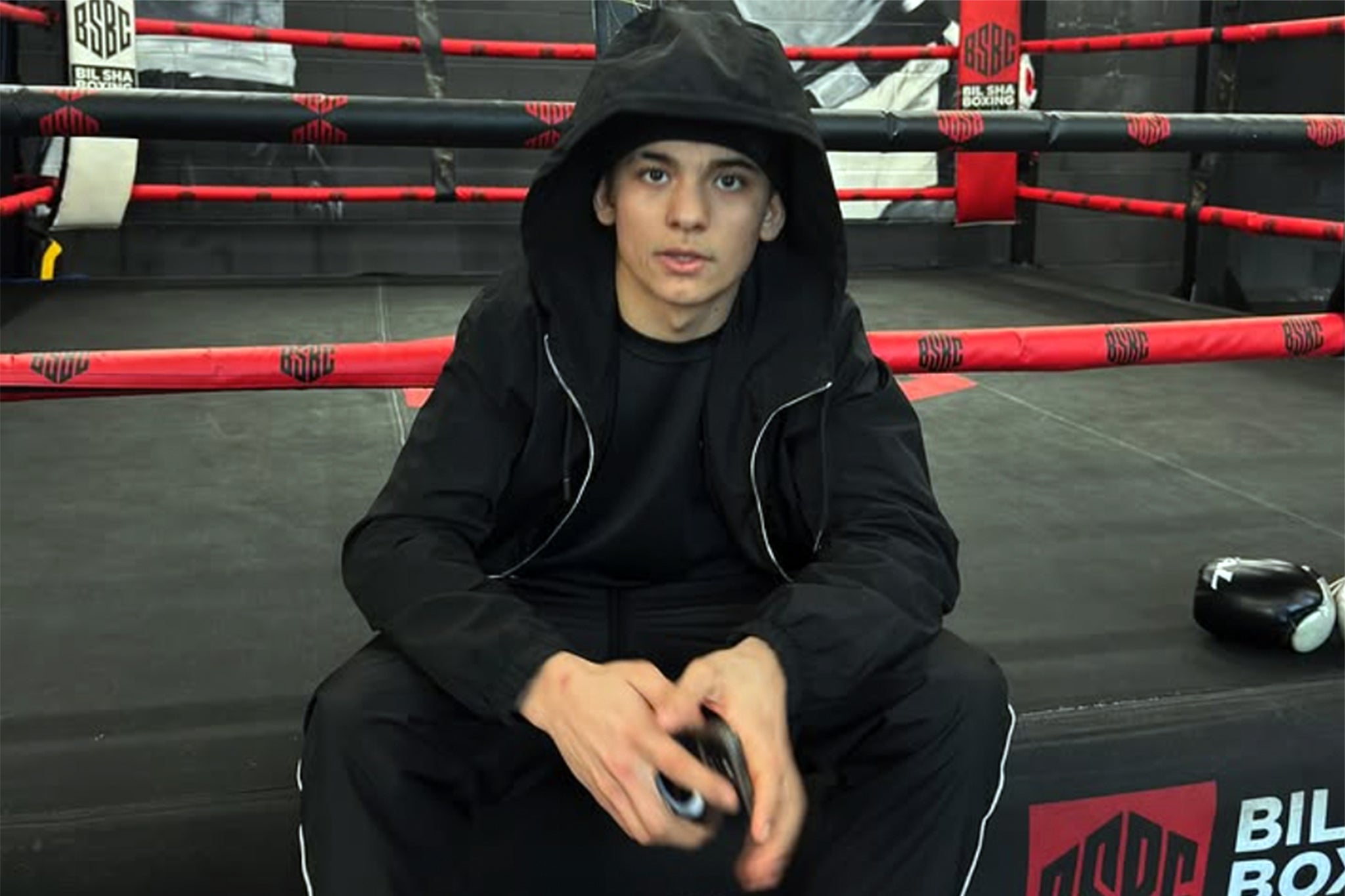 The teenager was reportedly training to turn professional