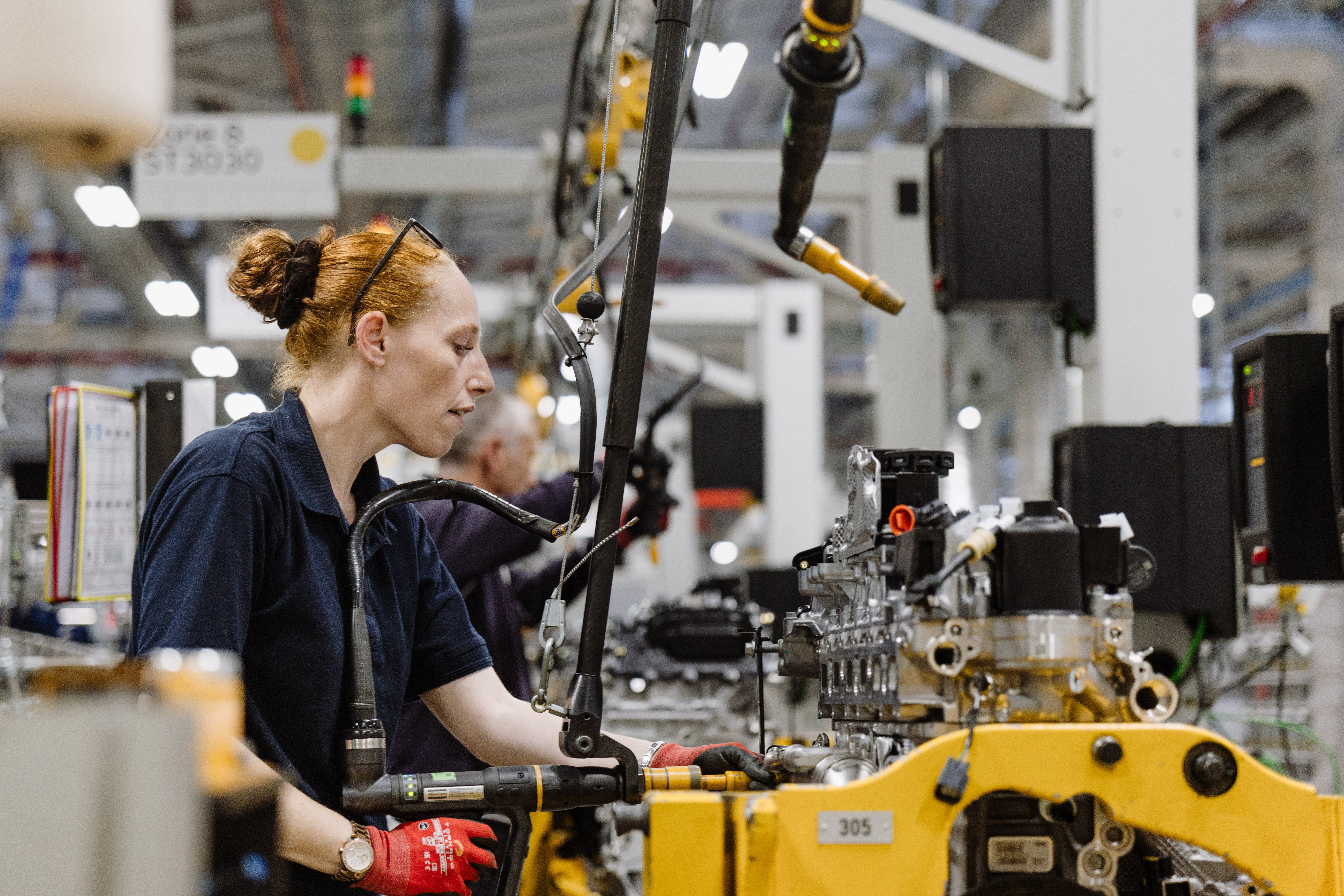 Staff got back to work at the Jaguar Land Rover Wolverhampton factory after production was halted for five weeks