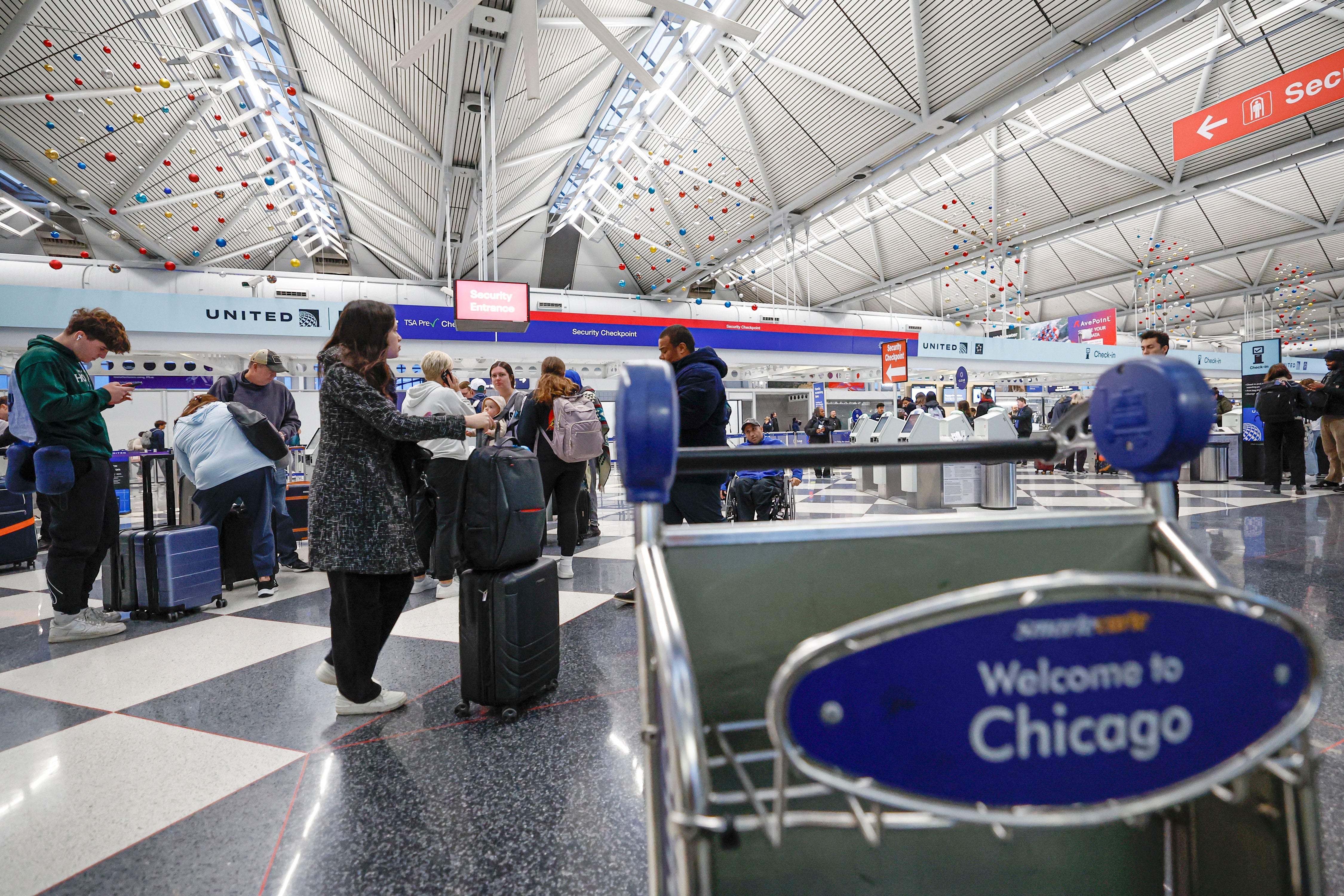 Major airports from coast to coast are struggling with flight delays caused by staff shortages as the government shutdown enters its second week