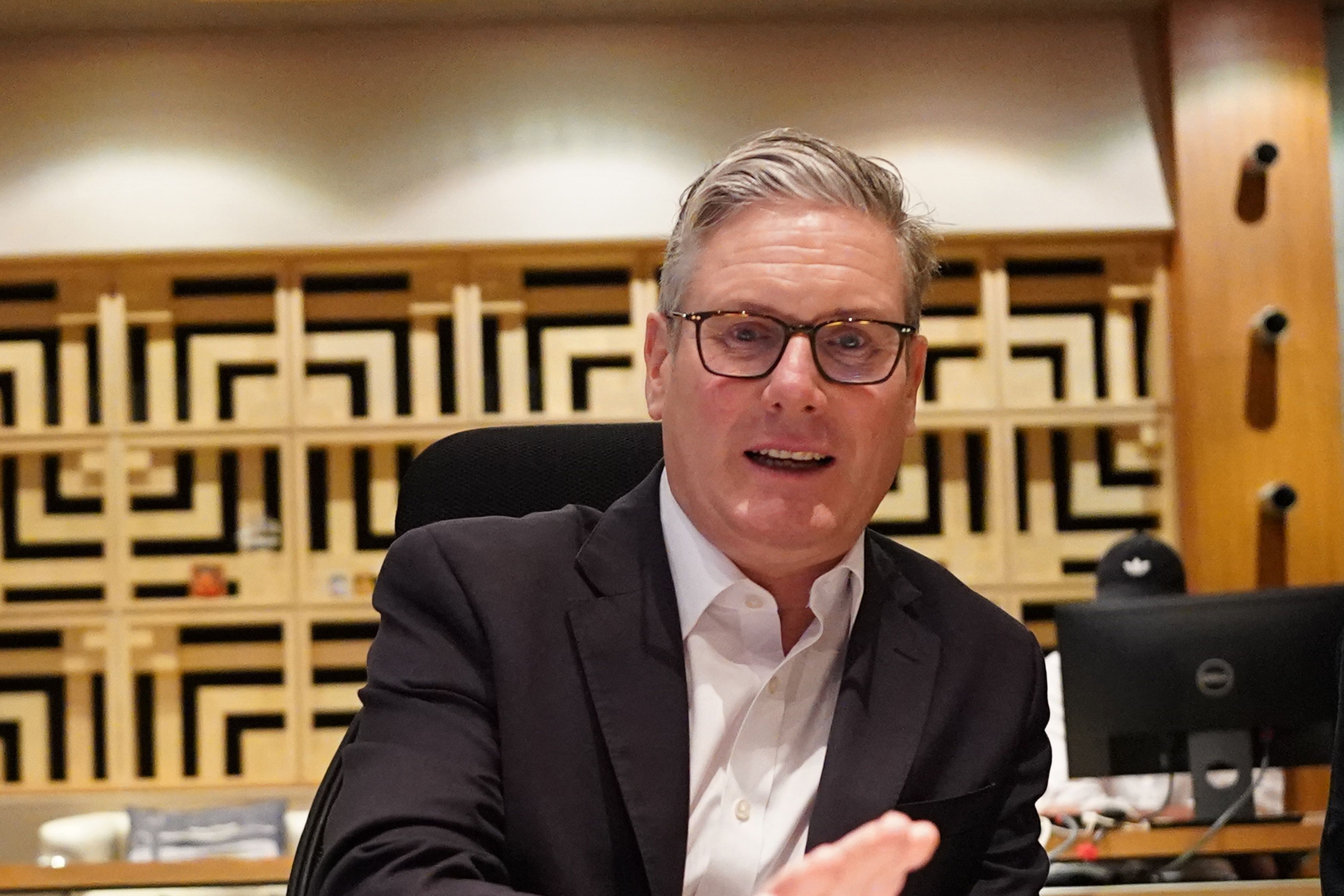 Keir Starmer has blamed the previous Conservative government