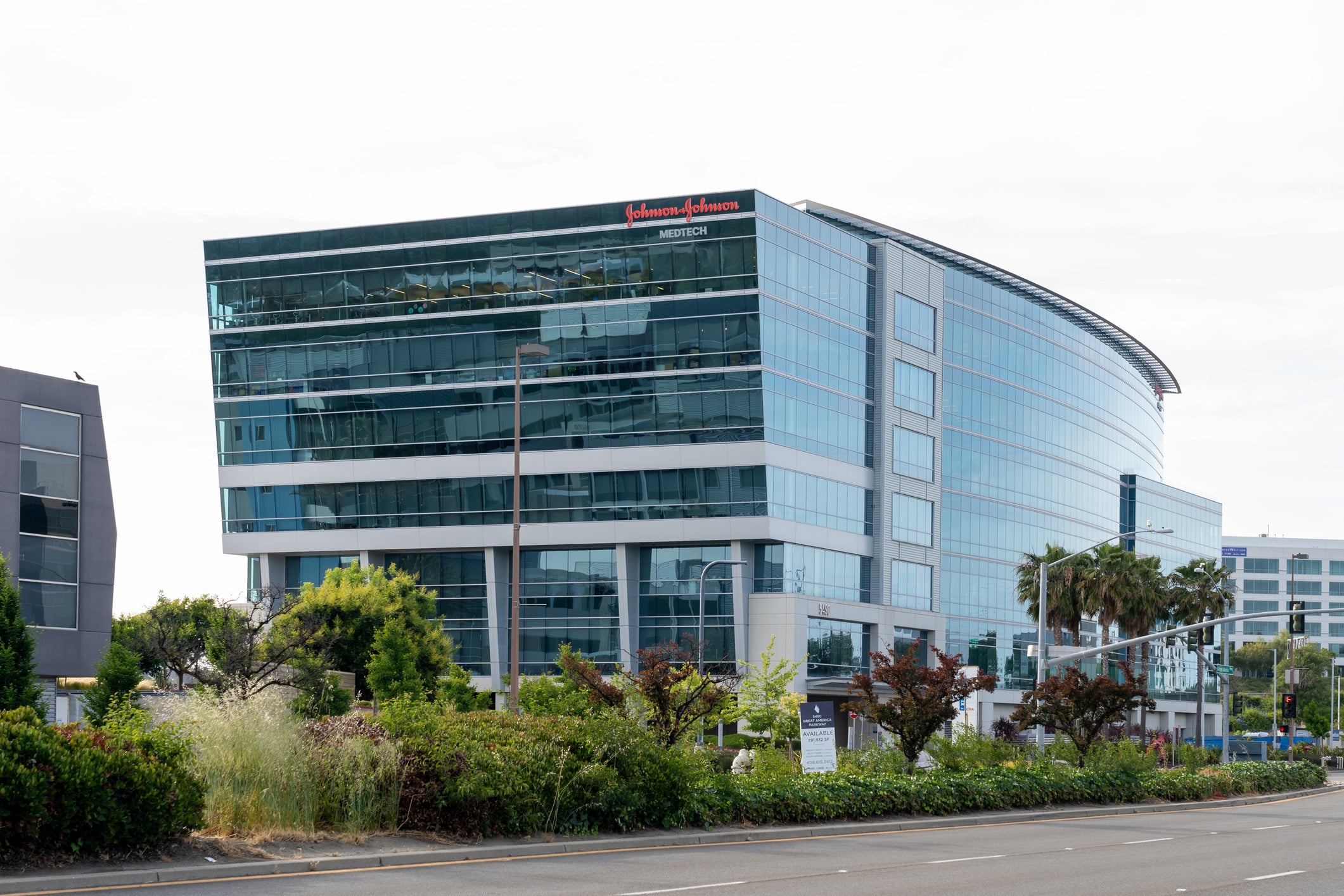 Johnson and Johnson office building in Silicon Valley, Santa Clara, California