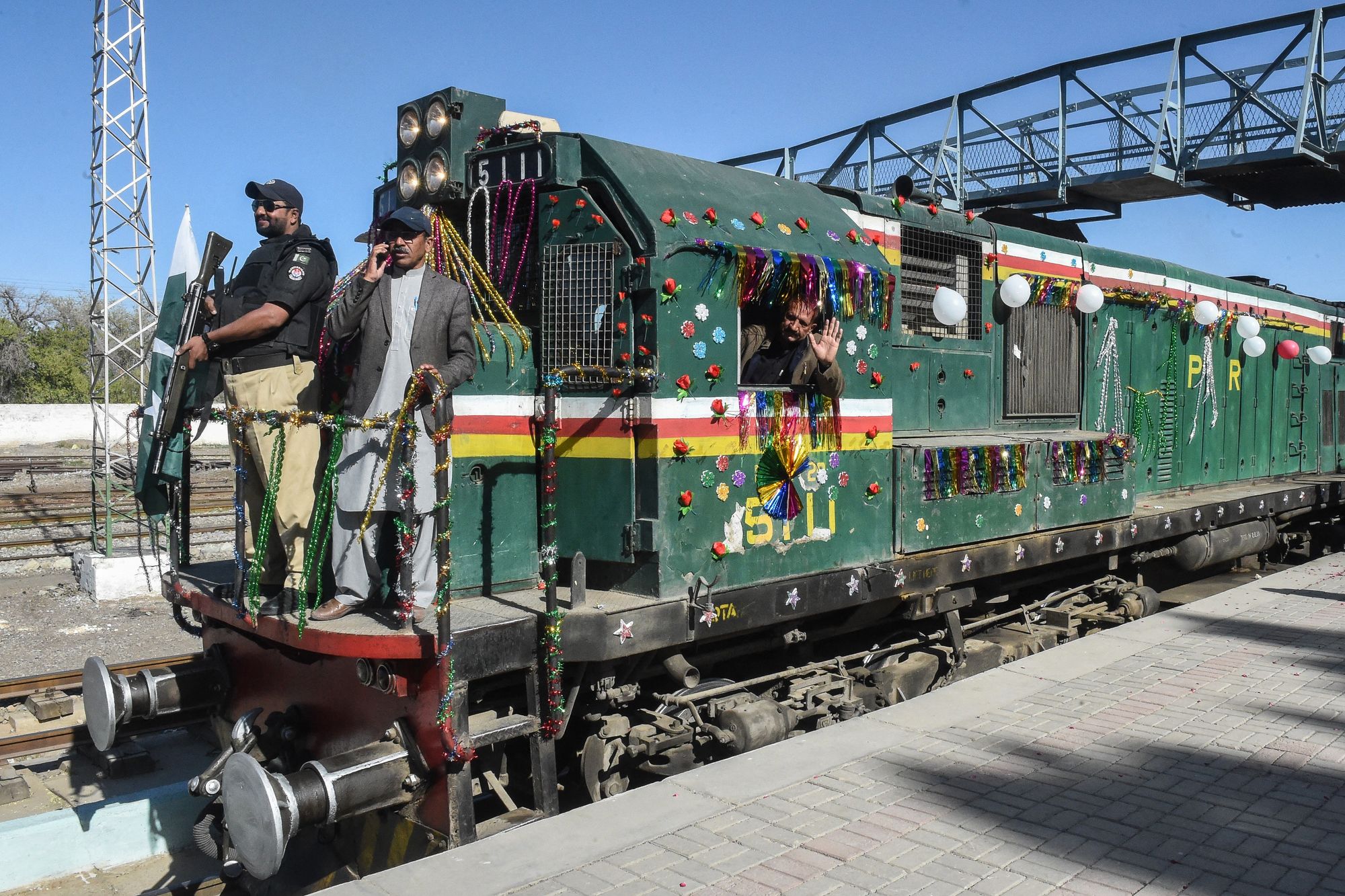 The passenger train has been repeatedly attacked after becoming a target for militants