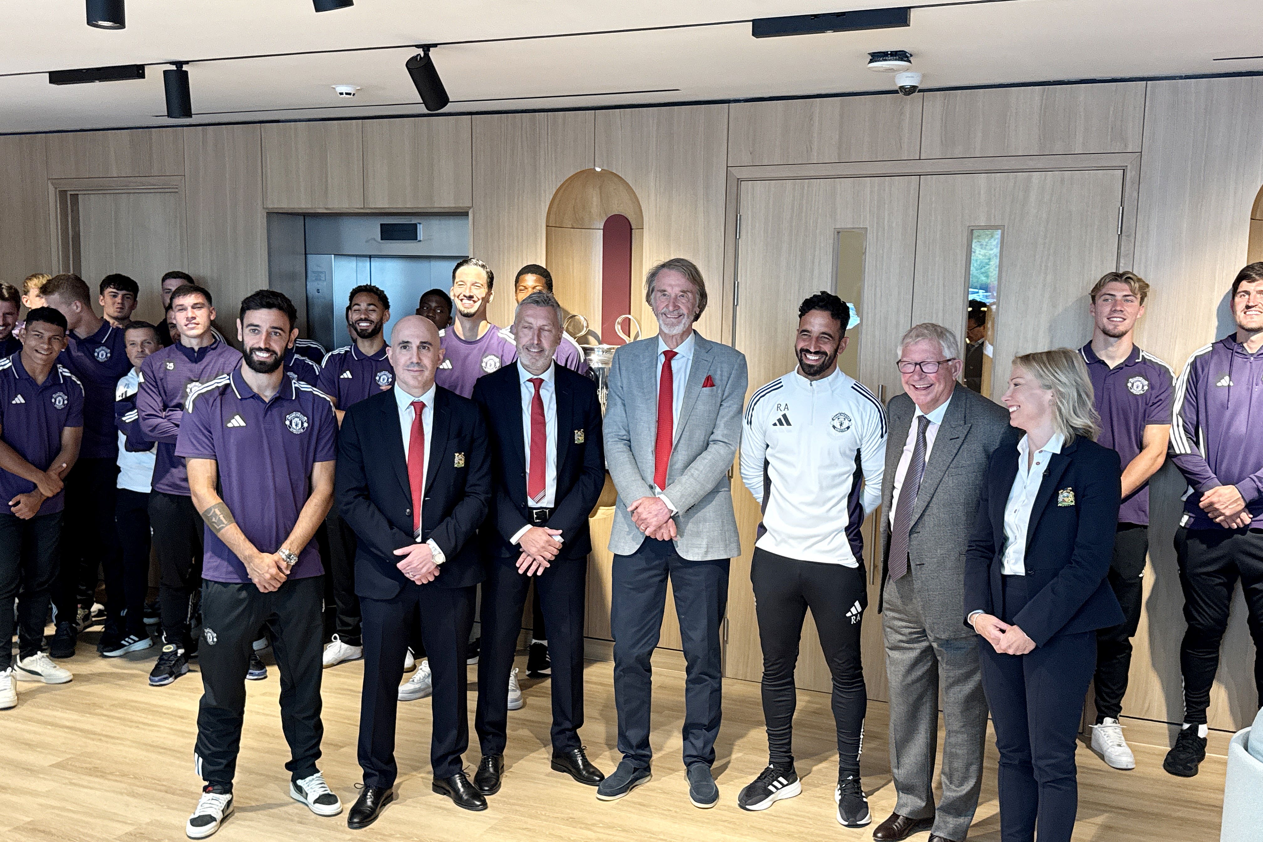 Manchester United minority owner Sir Jim Ratcliffe believes head coach Ruben Amorim has three years to prove himself (Simon Peach/PA Wire)