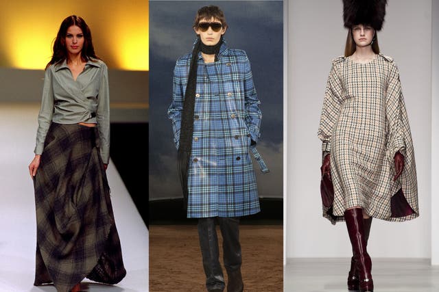 The fashion week runways have revealed tartan to be the next biggest trendnig print (Jeff Moore/Alamy/PA)