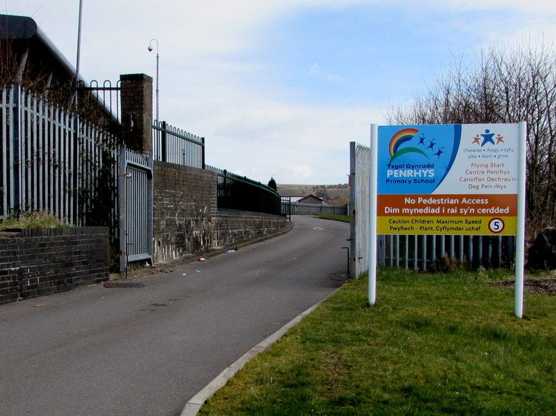 Penrhys Primary School was closed on Thursday after the death of Olivia-Grace Huxter