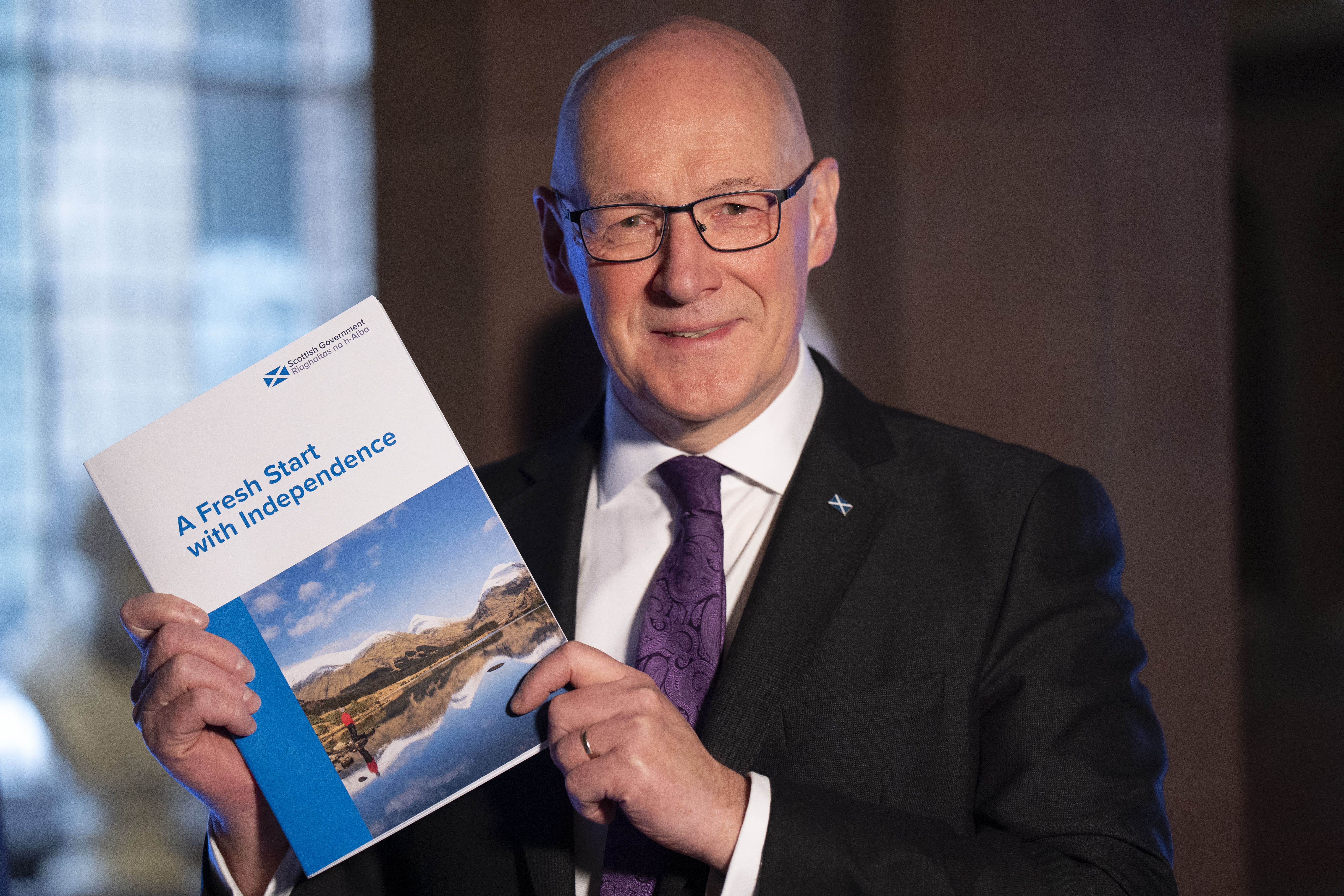 The First Minister unveiled the paper on Wednesday (Jane Barlow/PA)