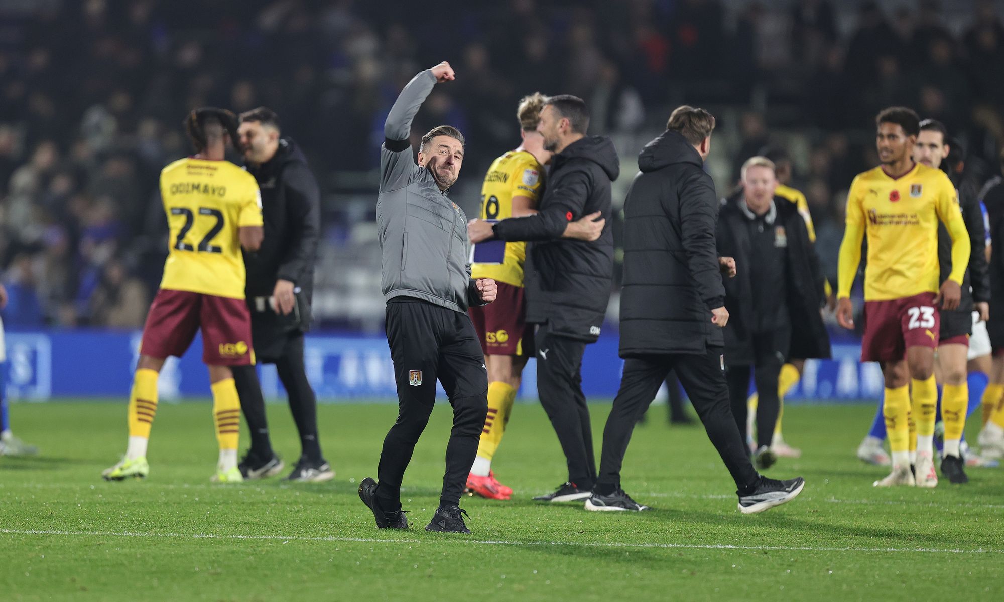Brady then led the Cobblers to mid-table safety in the third tier