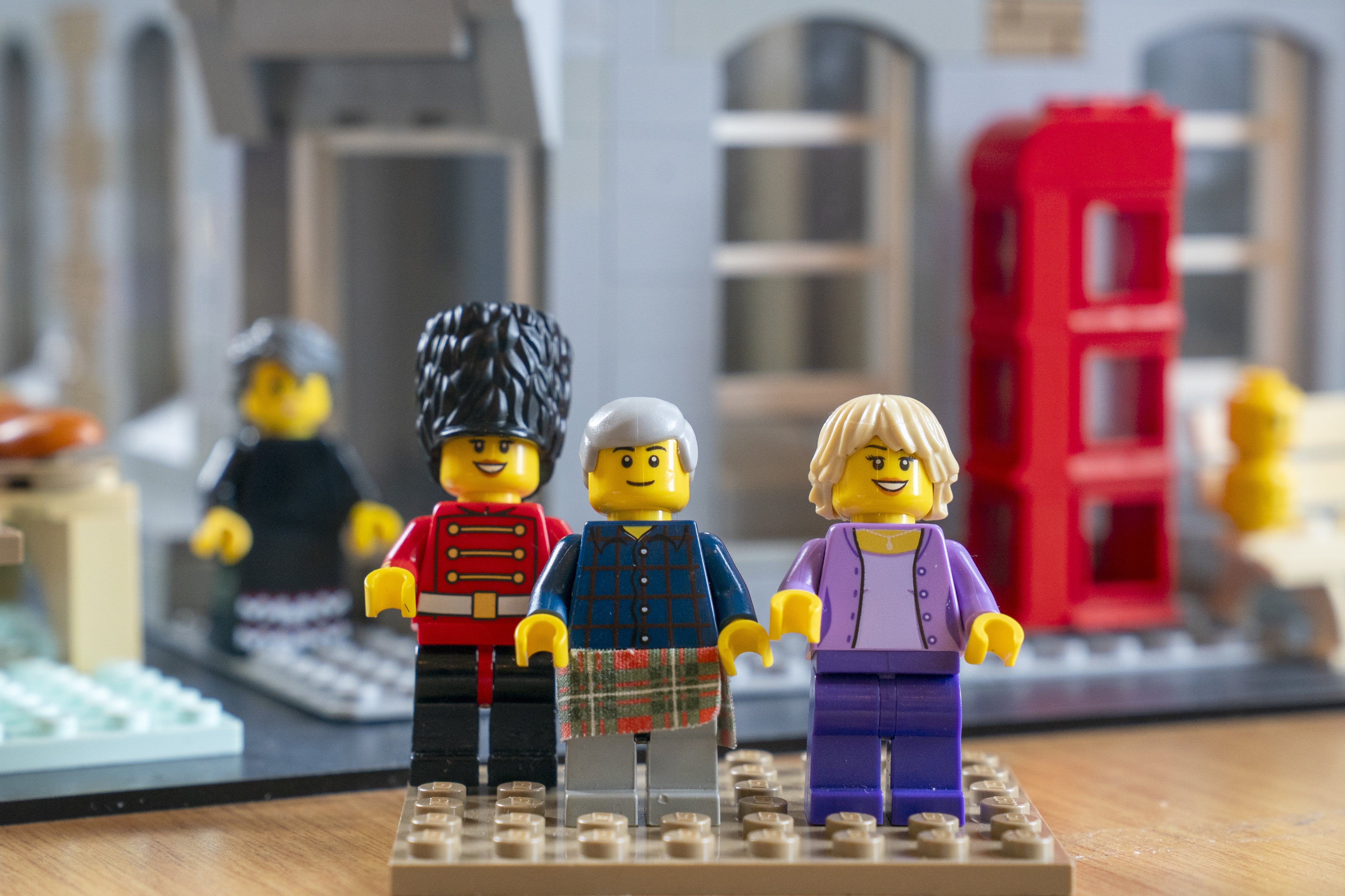 The couple received Lego versions of themselves