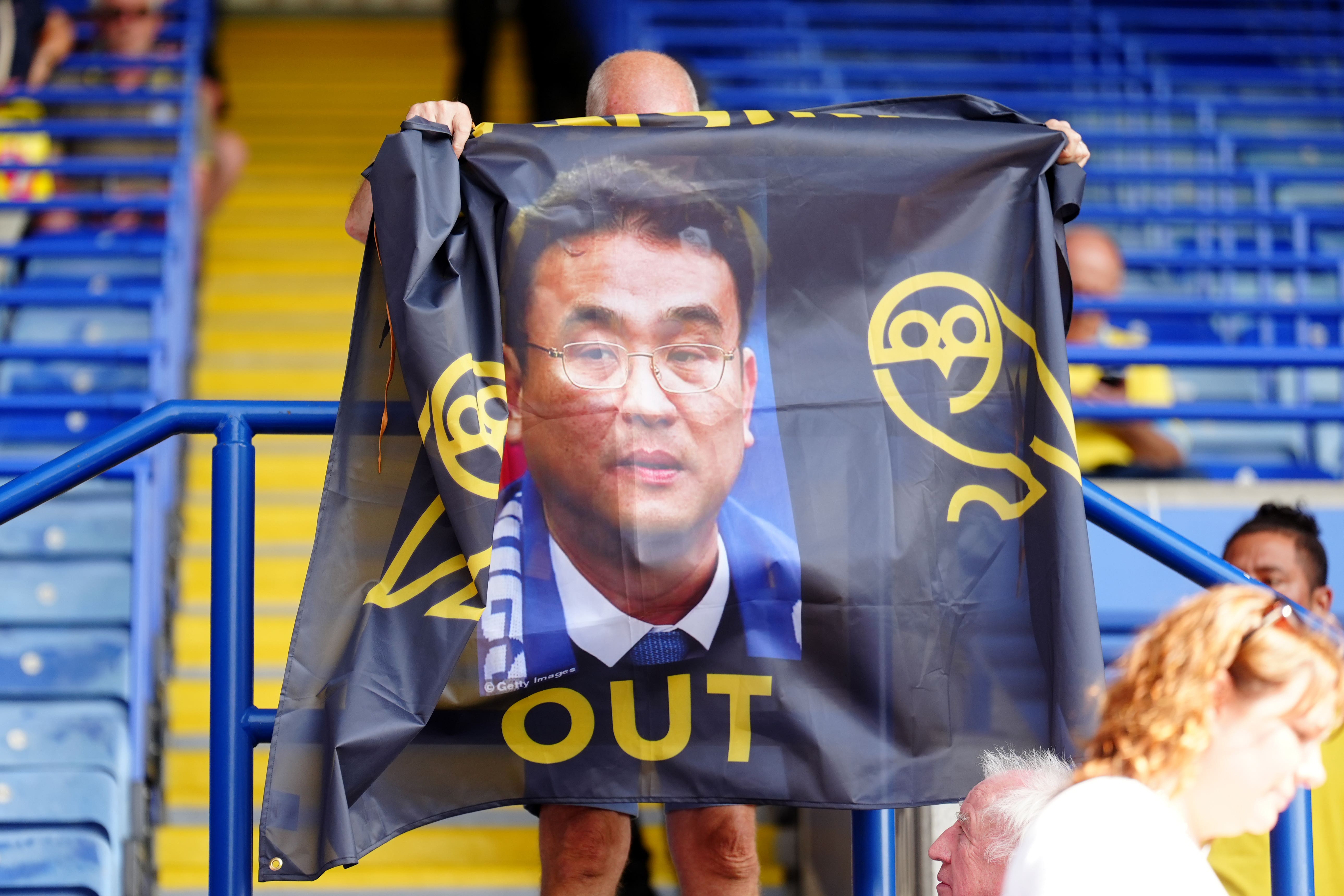 There were regular protests against ex-Sheffield Wednesday owner Dejphon Chansiri