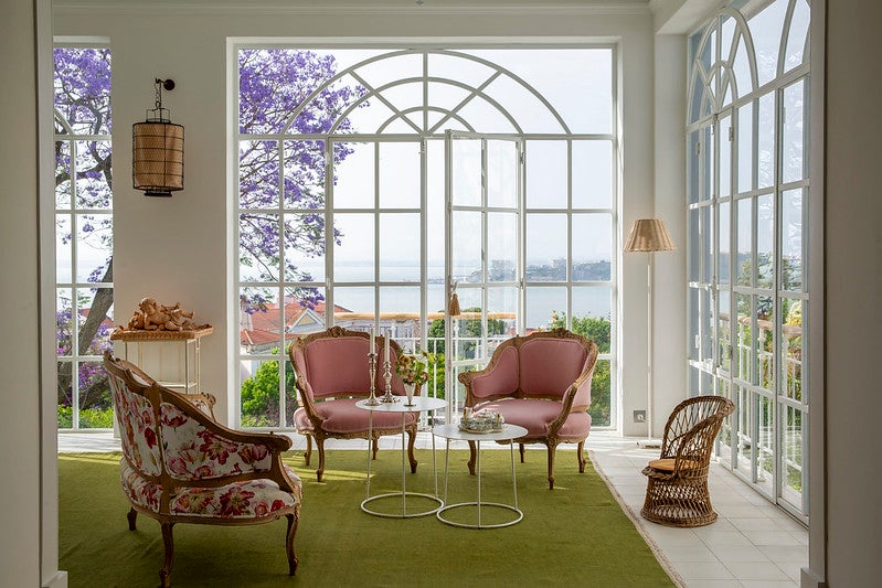 <p>The Tarabel hotel is housed in a 19th-century mansion in Lisbon</p>