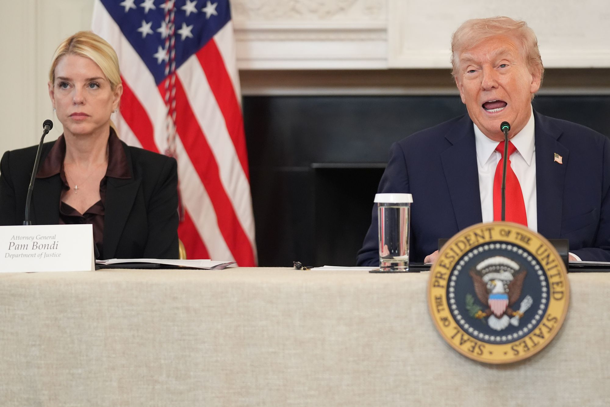 Trump’s Truth Social message to ‘Pam’ on September 20 instructing the attorney general to prosecute his political enemies was meant to be sent privately, officials confirm