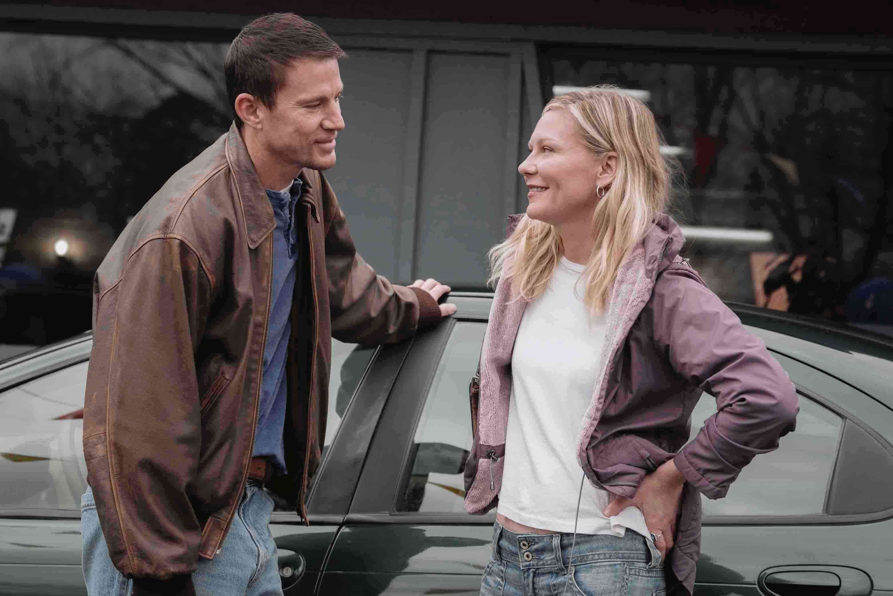 Channing Tatum and Kirsten Dunst in ‘Roofman’