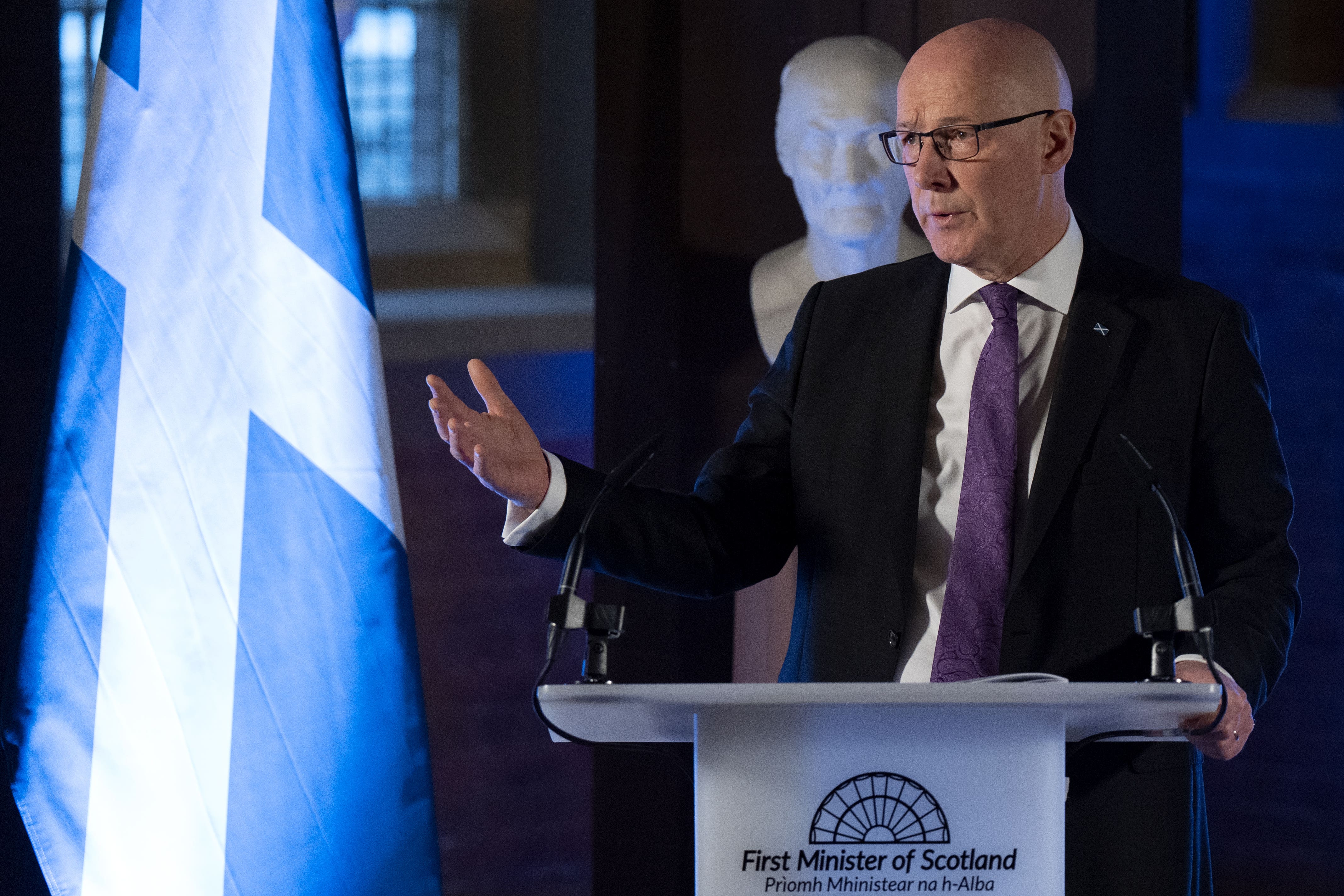 The First Minister was education secretary at the onset of the pandemic (Jane Barlow/PA)