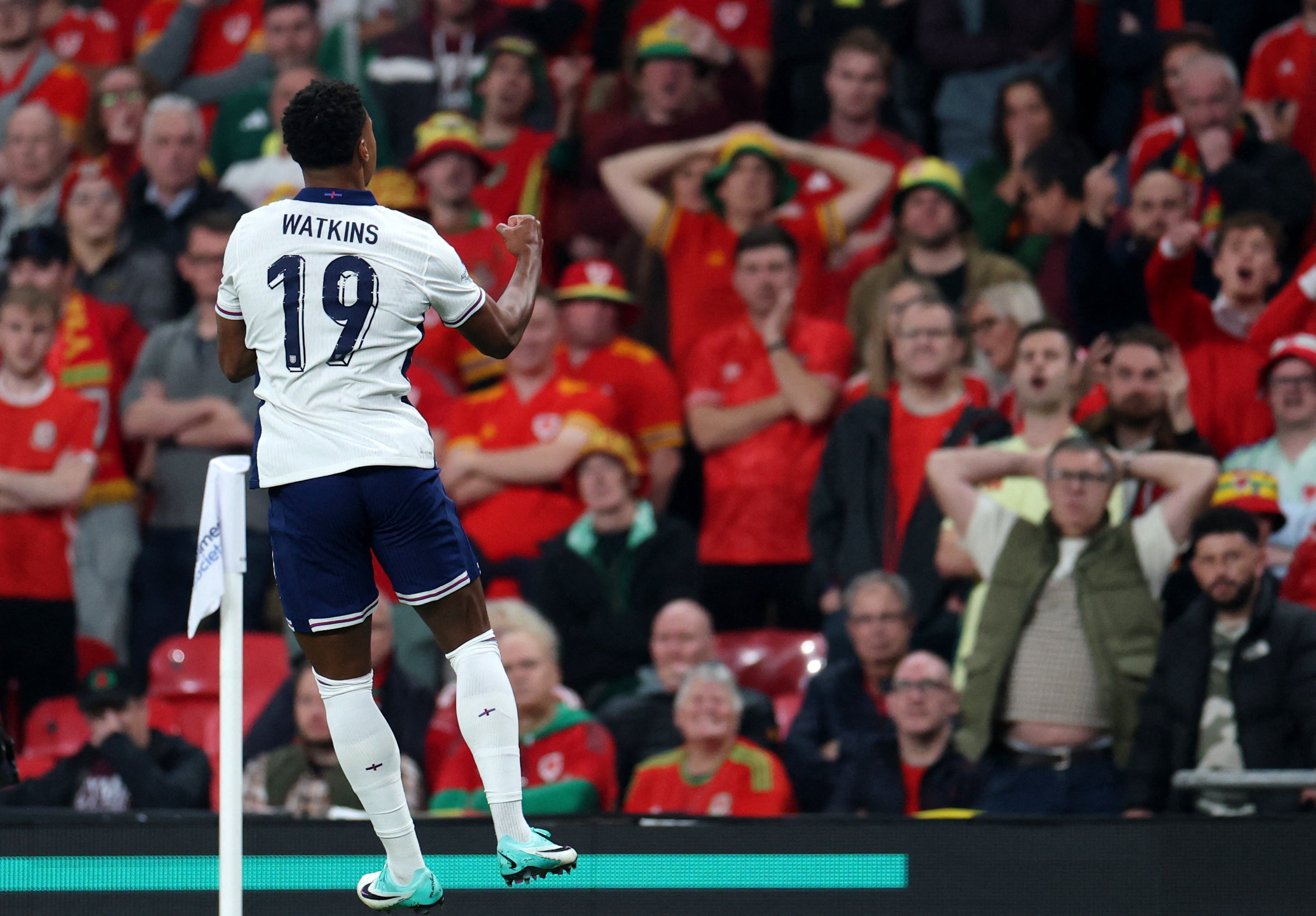 Ollie Watkins also netted early on for England