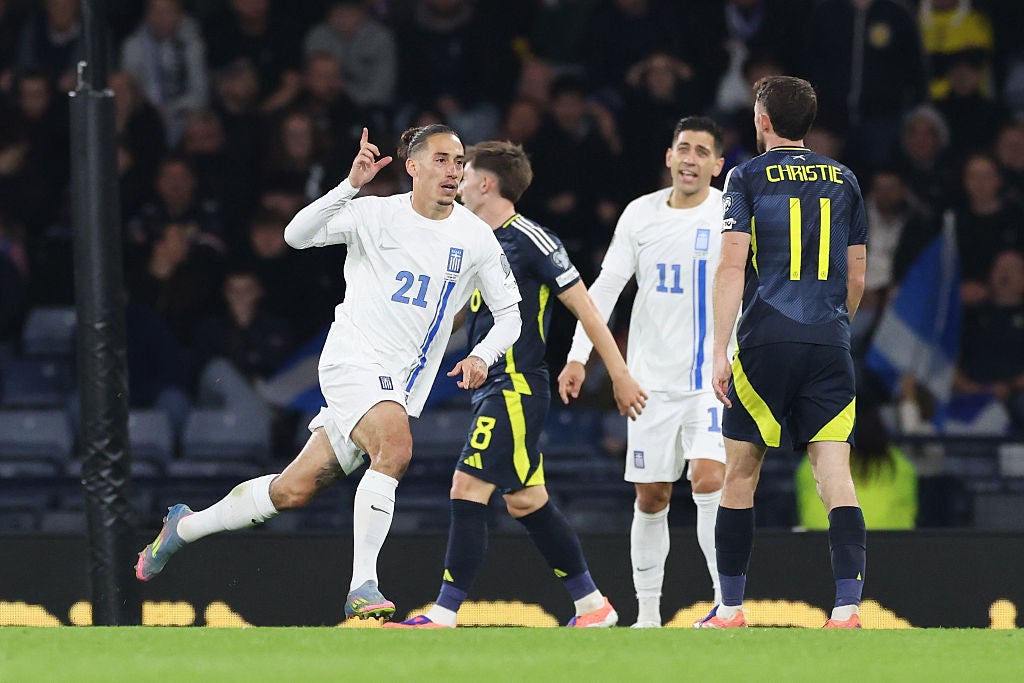 Kostas Tsimikas had given Greece the lead