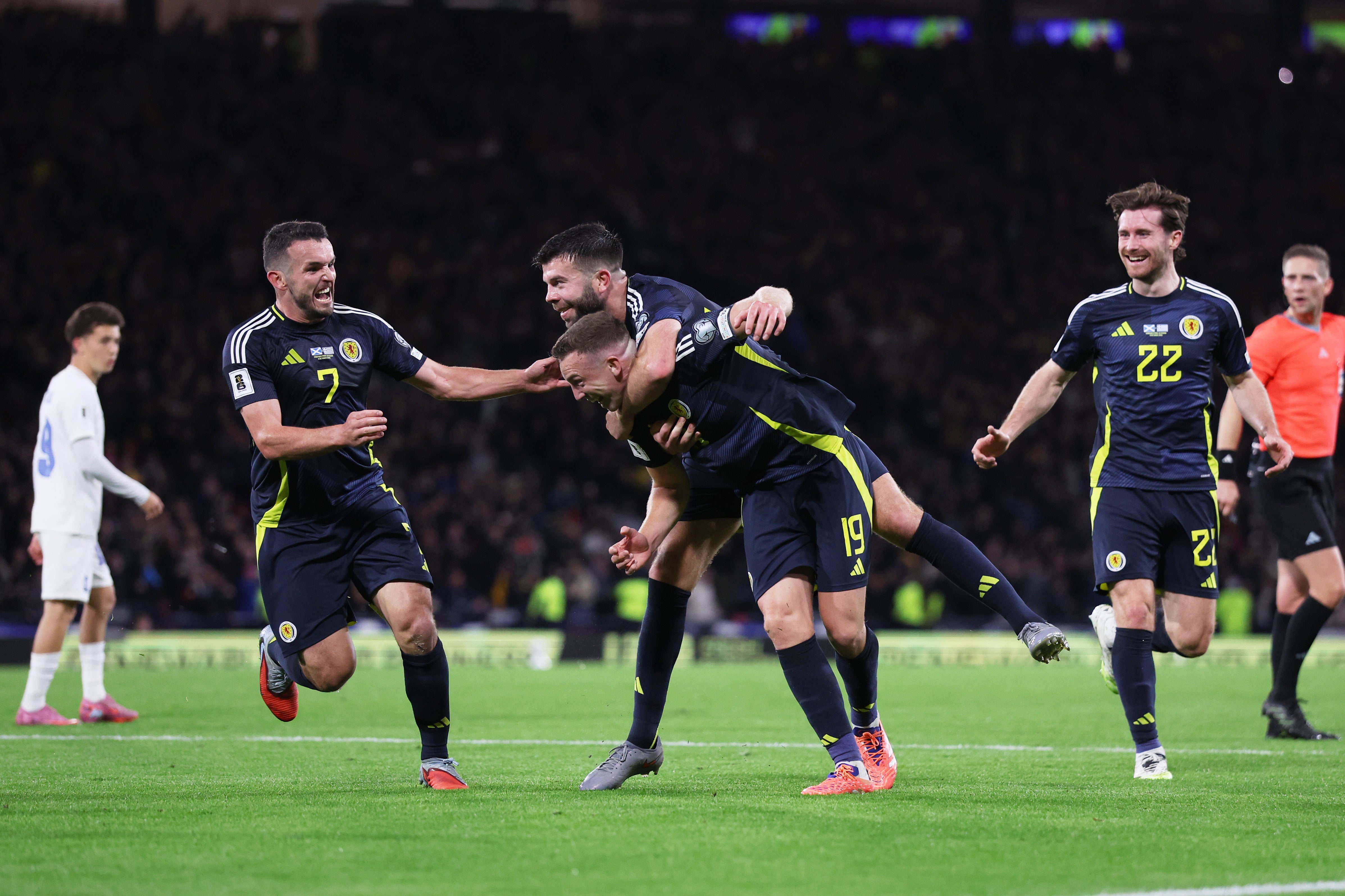 Scotland snatched victory over Greece at Hampden Park