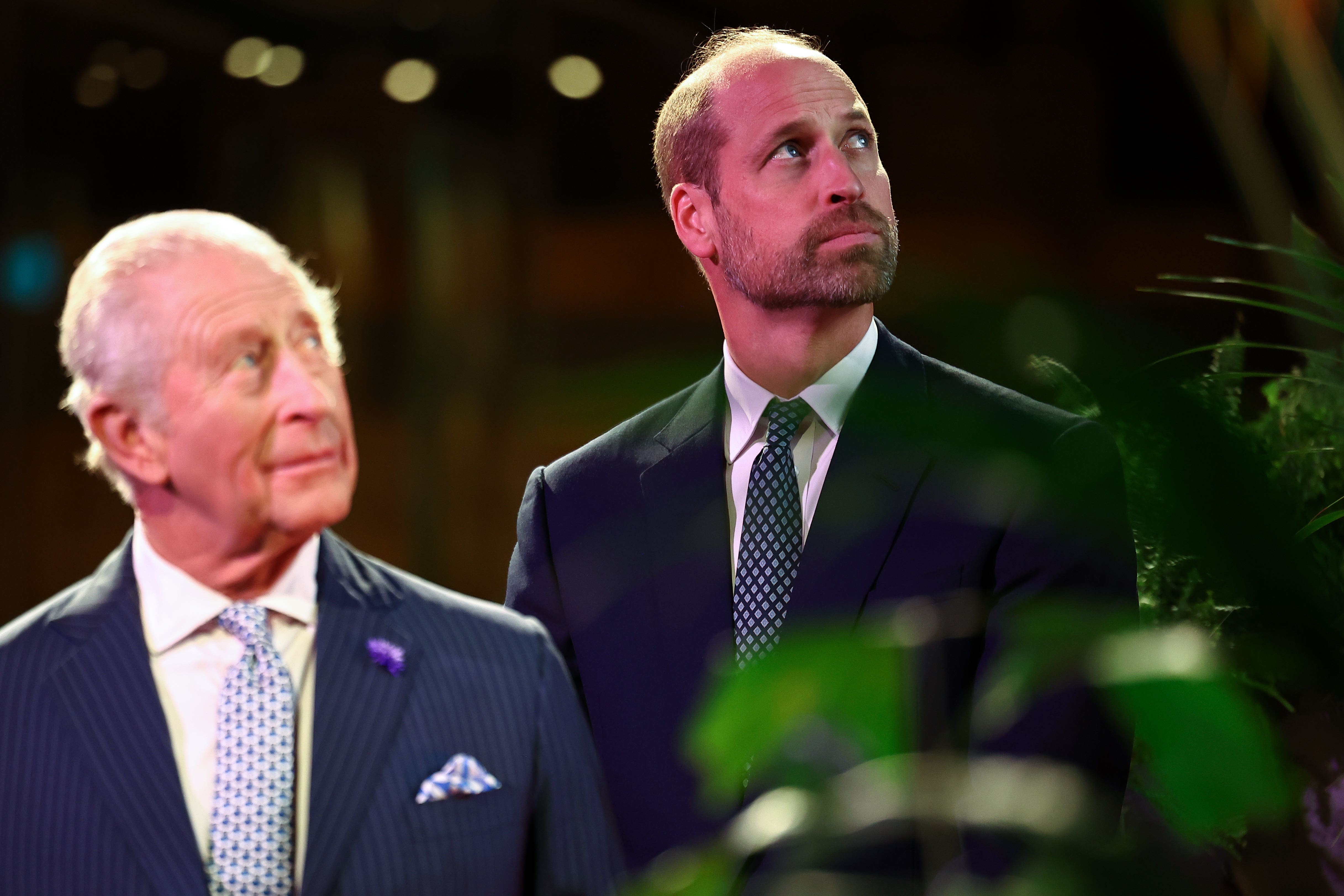The King and the Prince of Wales attend the Countdown to Cop30 event (Henry Nicholls/PA)