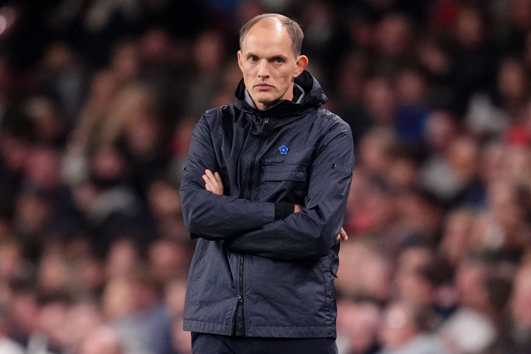 Thomas Tuchel was not impressed by the Wembley crowd