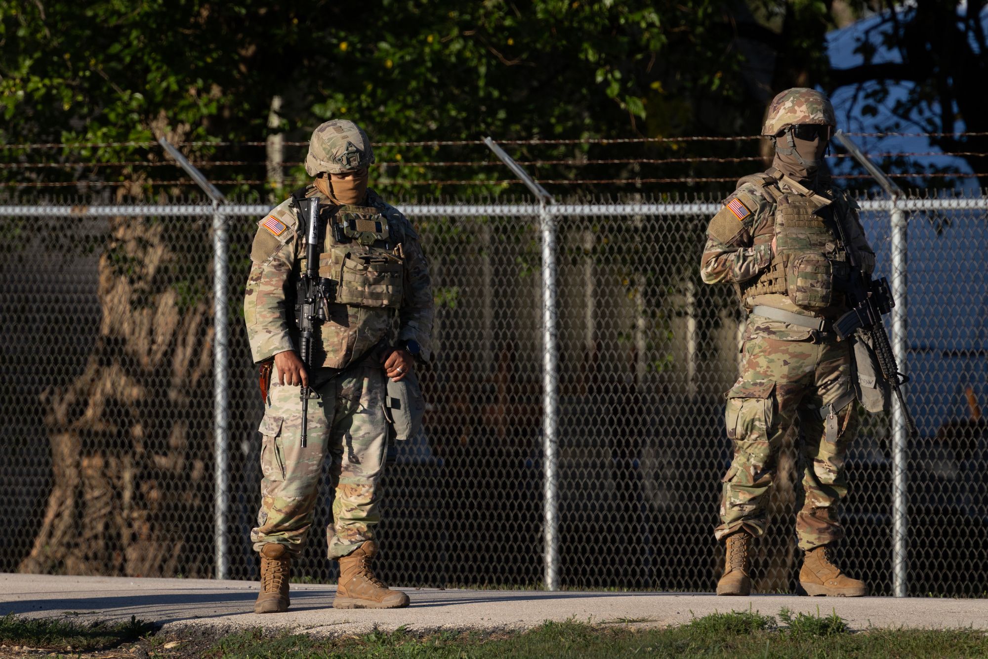 Troops have been stationed to protect ICE buildings in Illinois from protesters