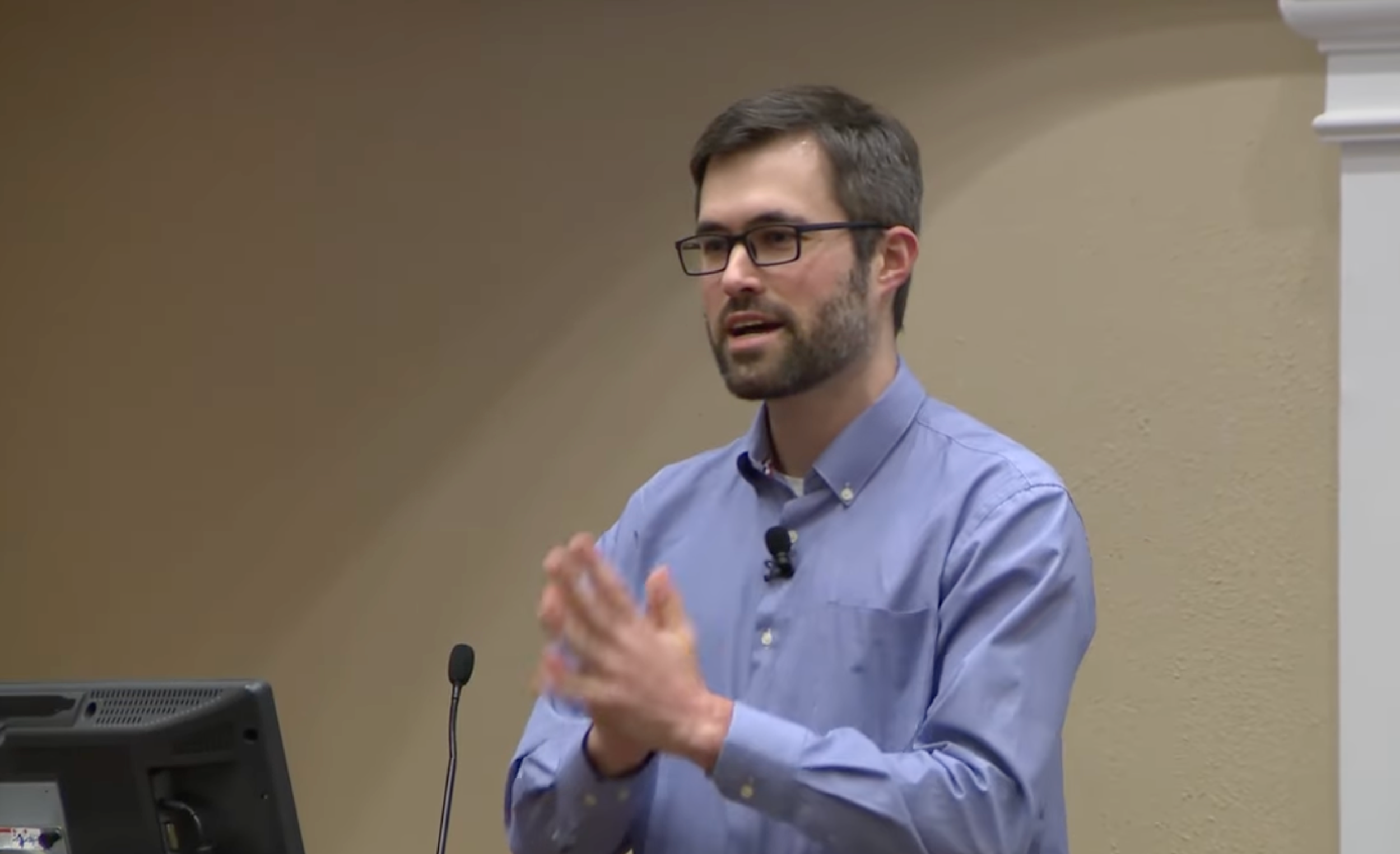 Mark Bray says that he was forced to leave the country after receiving death threats following a Turning Point USA petition