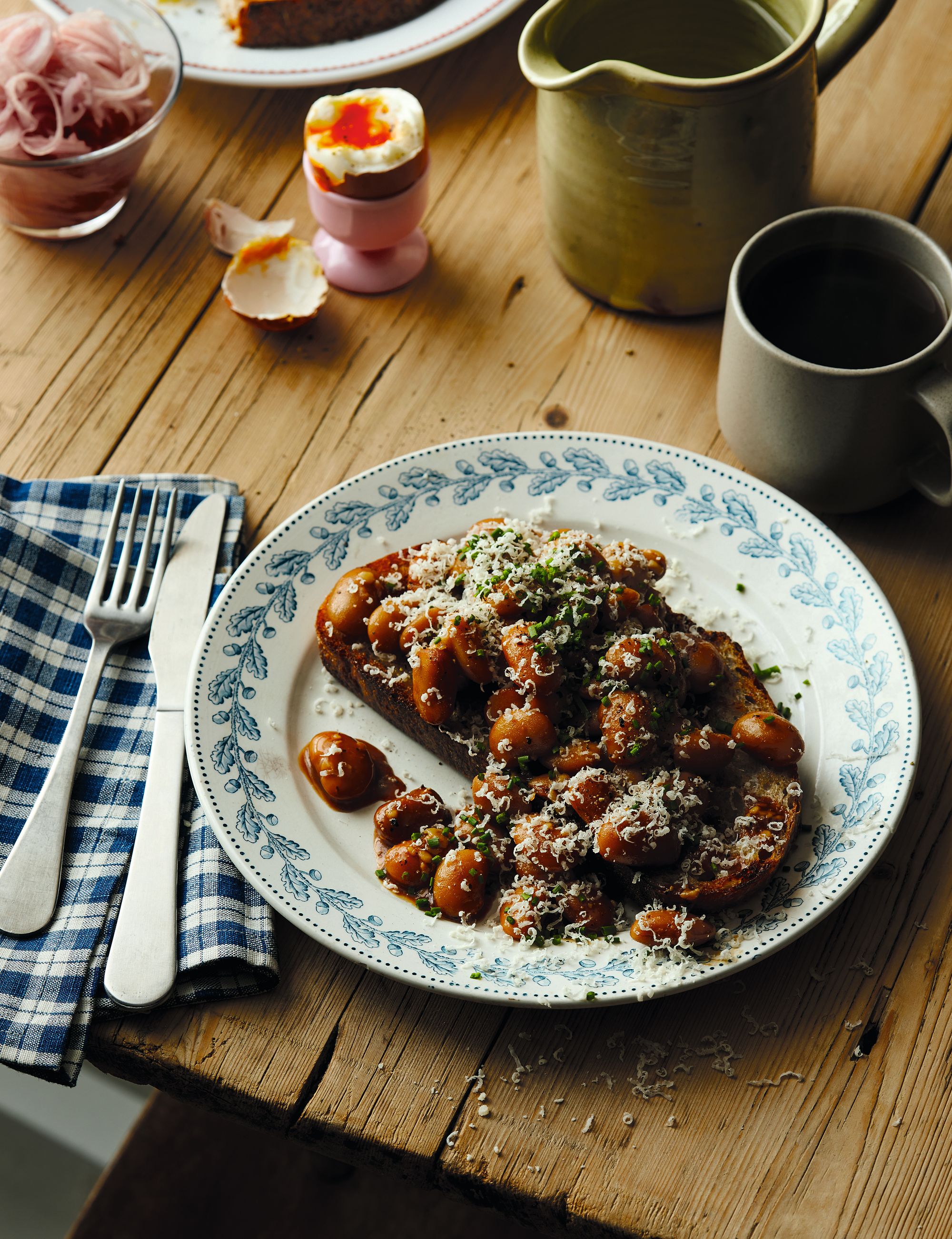 A bold twist on a British classic – Marmite, melted cheese and buttery beans in perfect, salty harmony