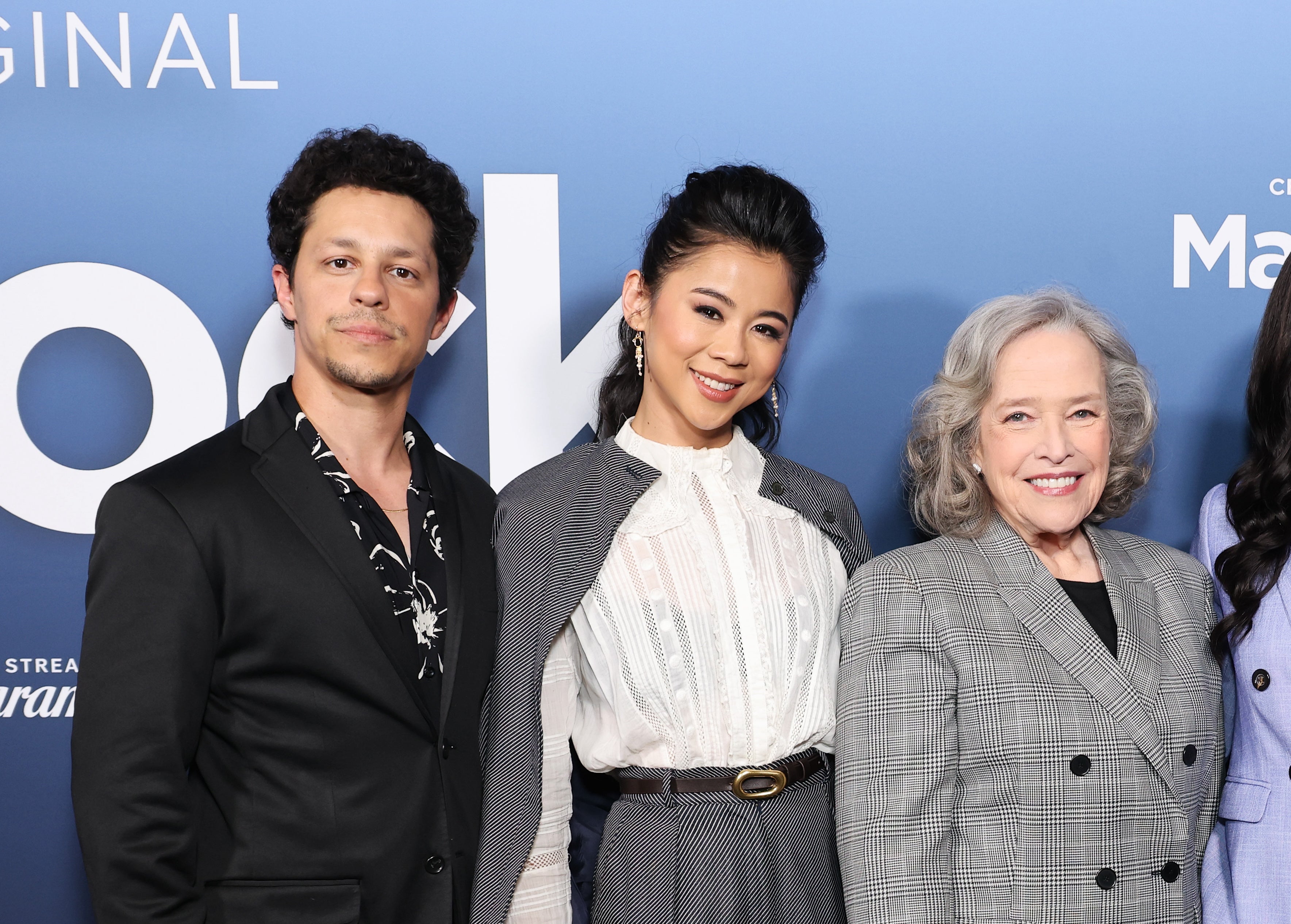 David Del Rio, Leah Lewis, Kathy Bates of 'Matlock'