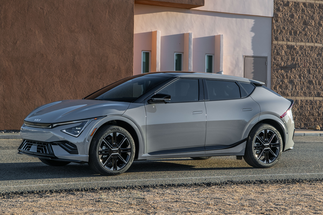 <p>The updated Kia EV6 has a longer range and improved ride </p>