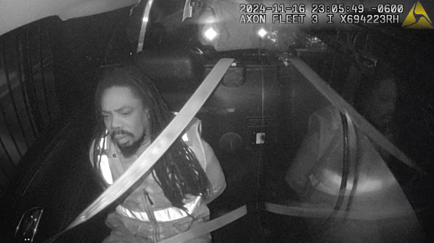 Kingsley Fifi Bimpong was stopped by police on November 16 after driving the wrong way down a road and striking a curb with his vehicle