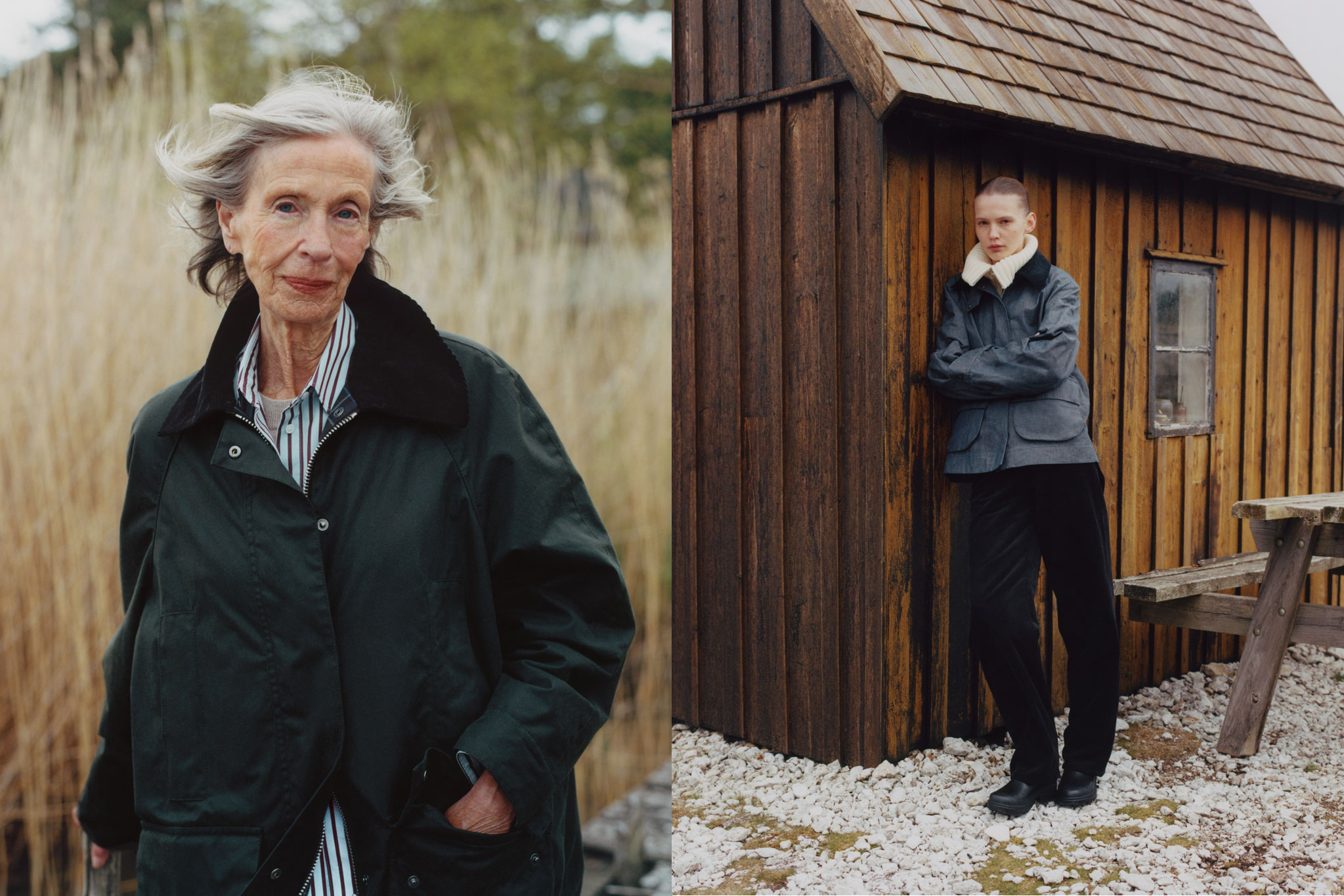 The campaign imagey features people who live on the island of Gotland