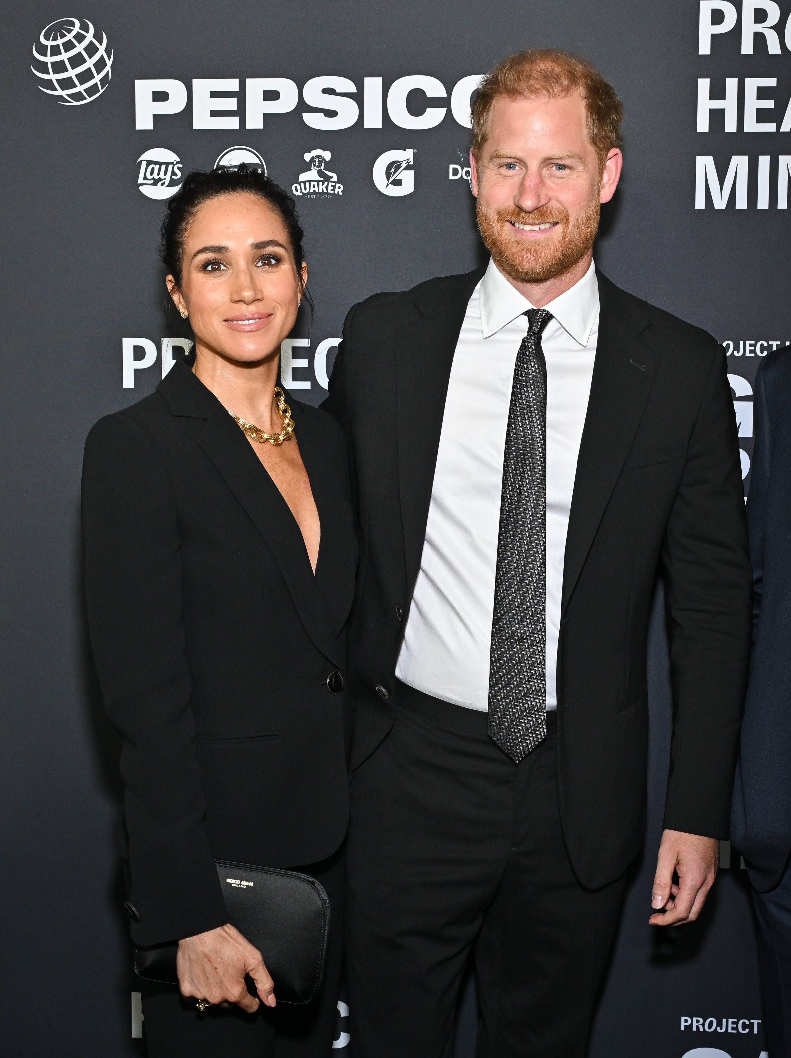 Meghan and Harry at the Gala