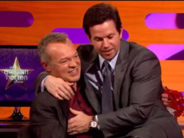 Graham Norton struggled his way through a Mark Wahlberg interview in 2013