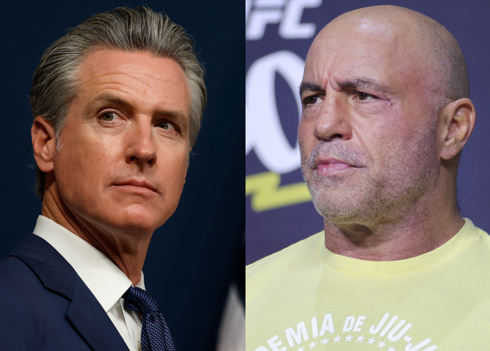 Gavin Newsom and Joe Rogan have continued their war of words