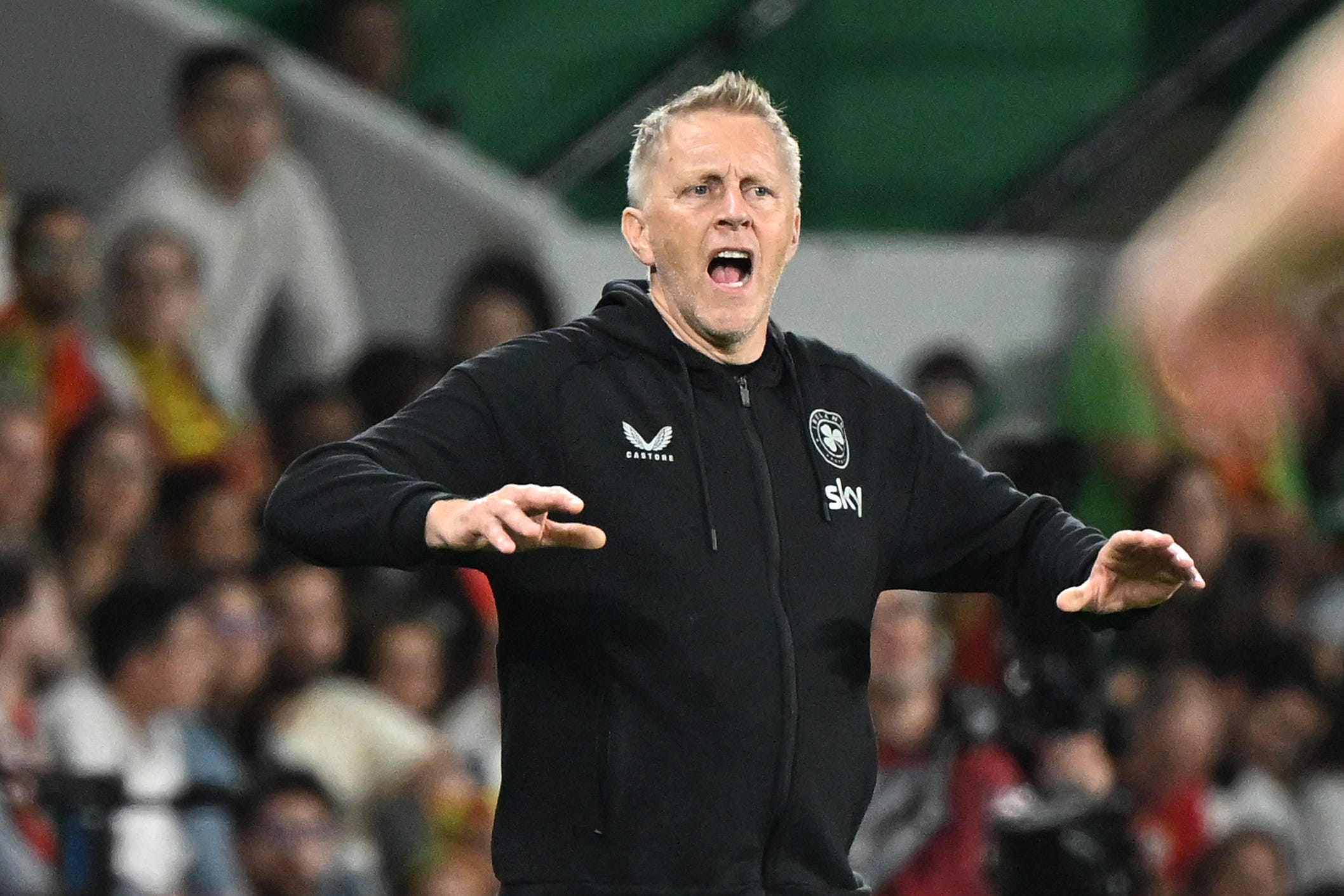 Republic of Ireland boss Heimir Hallgrimsson was left heartbroken by a last-gasp defeat in Portugal (Zed Jameson/PA)