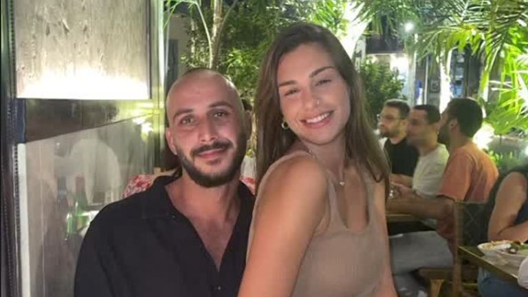Roei Shalev attempted to shield his girlfriend Mapal Adam but she was killed by Hamas terrorists