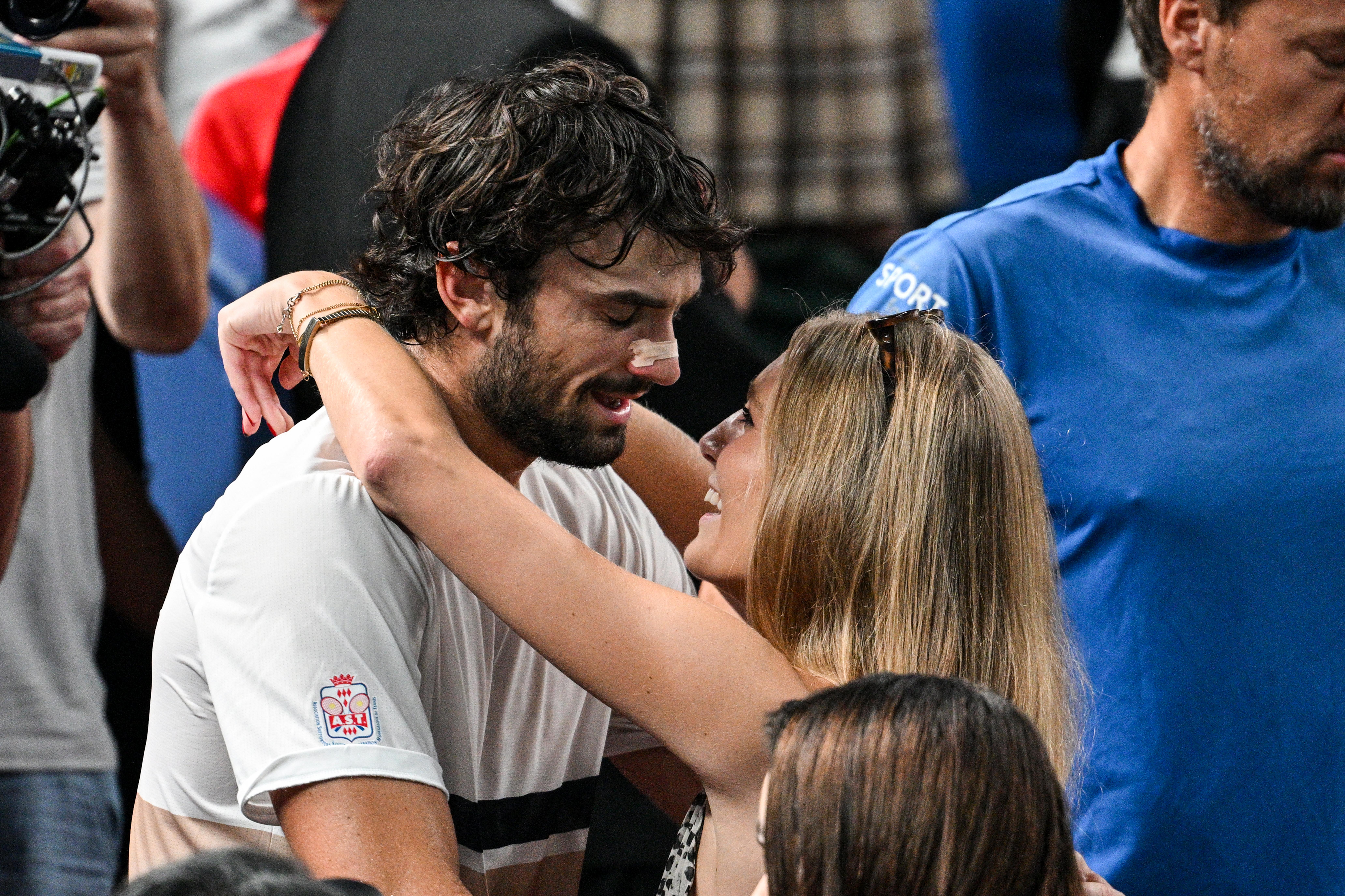 Vacherot thanked his partner Emily Snyder after his victory