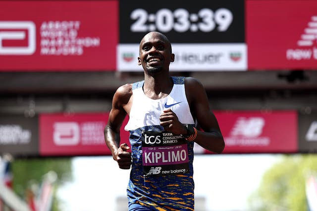 <p>Jacob Kiplimo finished second on his marathon debut in London</p>