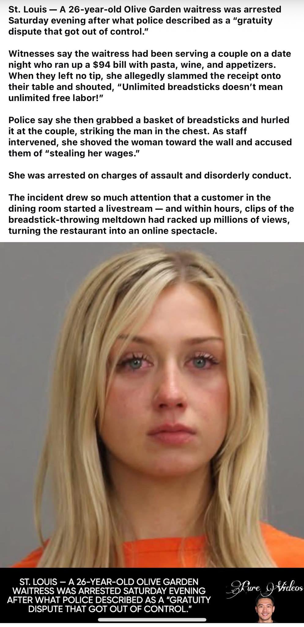 Texas woman says her mugshot was used as part of a phony “rage bait” story that has taken off on social media, prompting her to be harassed by online trolls