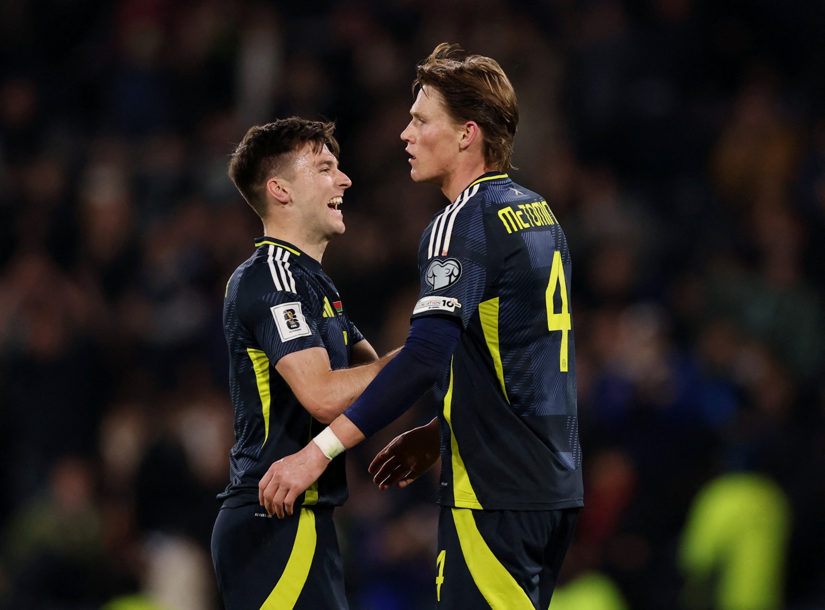 Oslavy Scott McTominay byly utlumeny, když skóroval Skotsko druhý