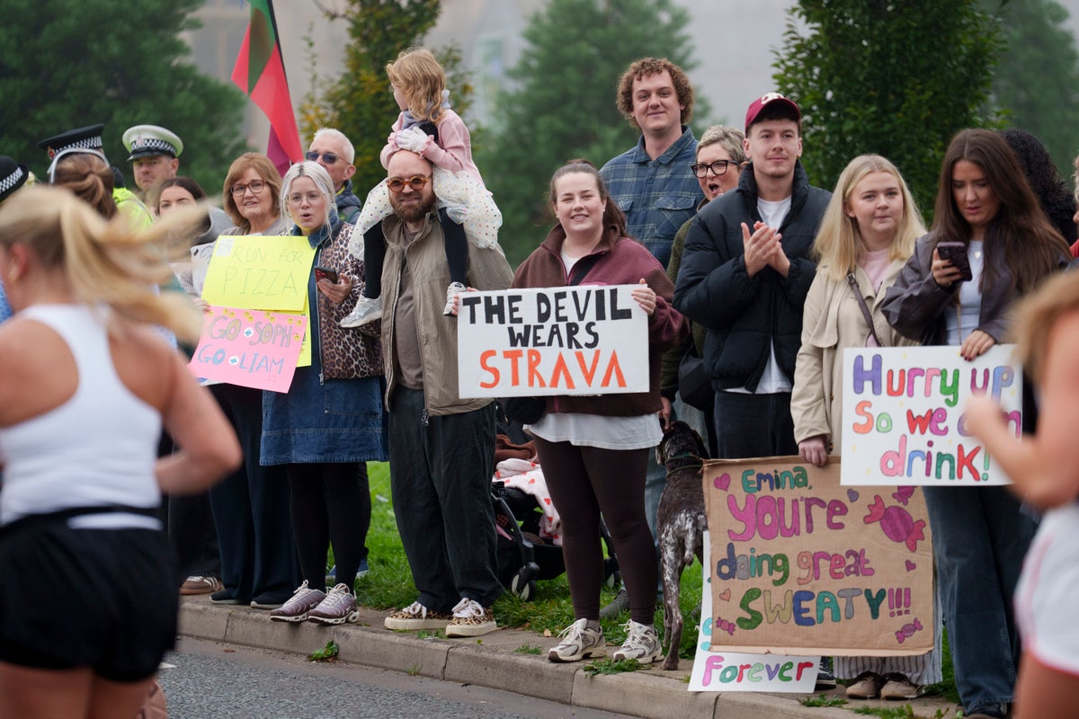 Supporter at the 2025 Manchester Half