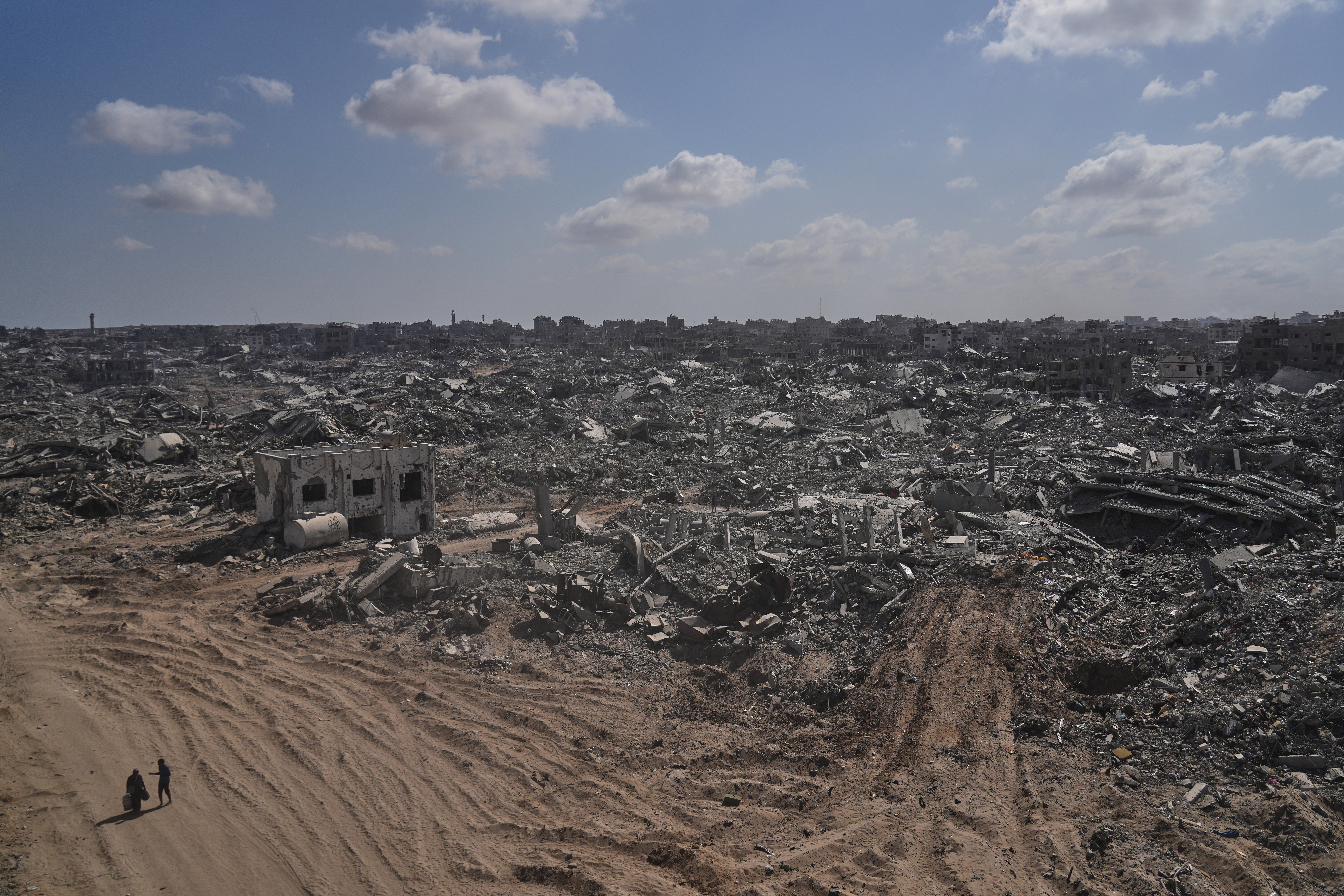 Much of Gaza has been reduced to rubble by Israel’s two-year bombardment