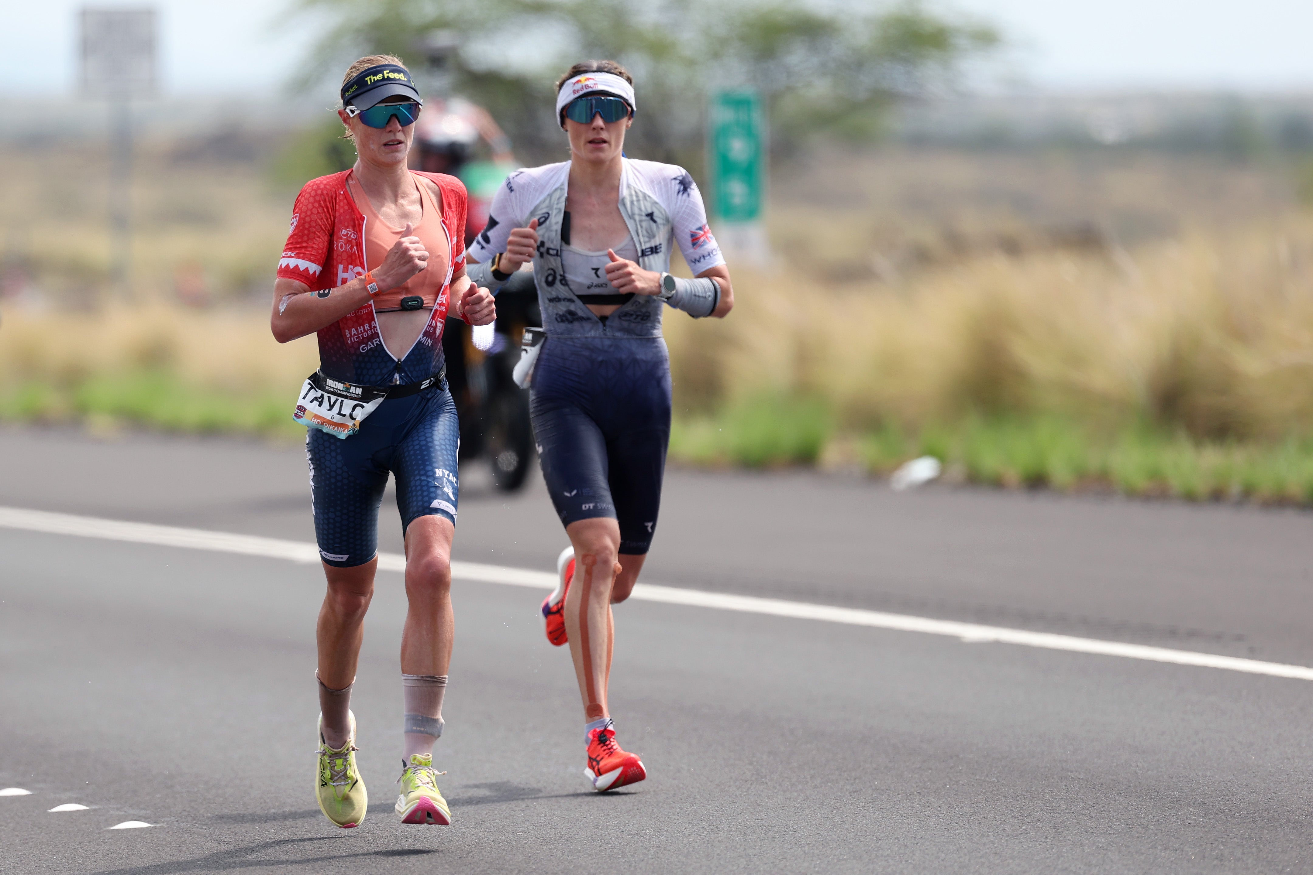 Taylor Knibb and Lucy Charles-Barclay both DNF'd after leading