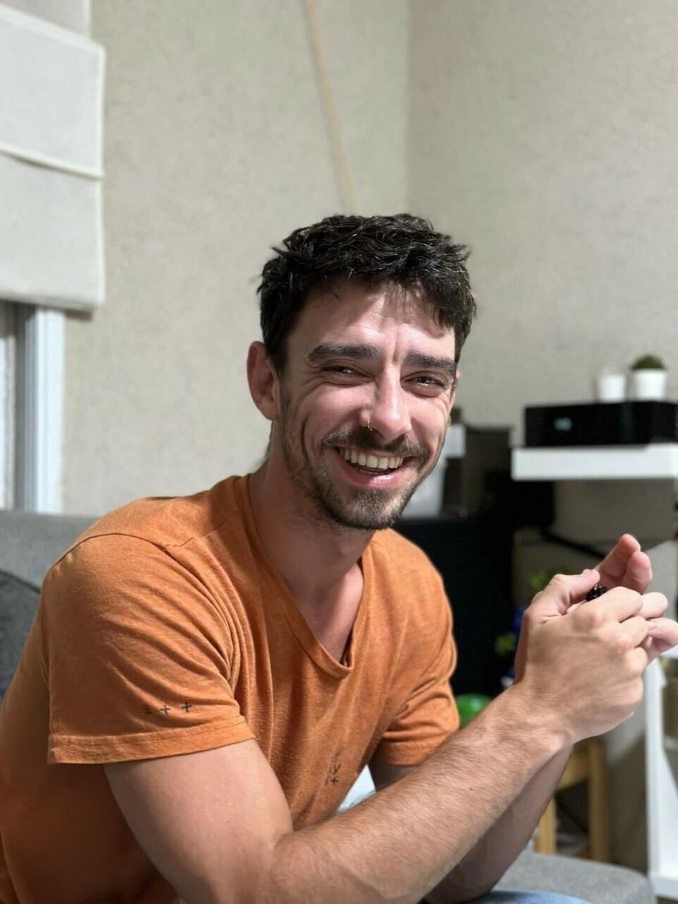 Ariel Cunio was taken alongside his brother David