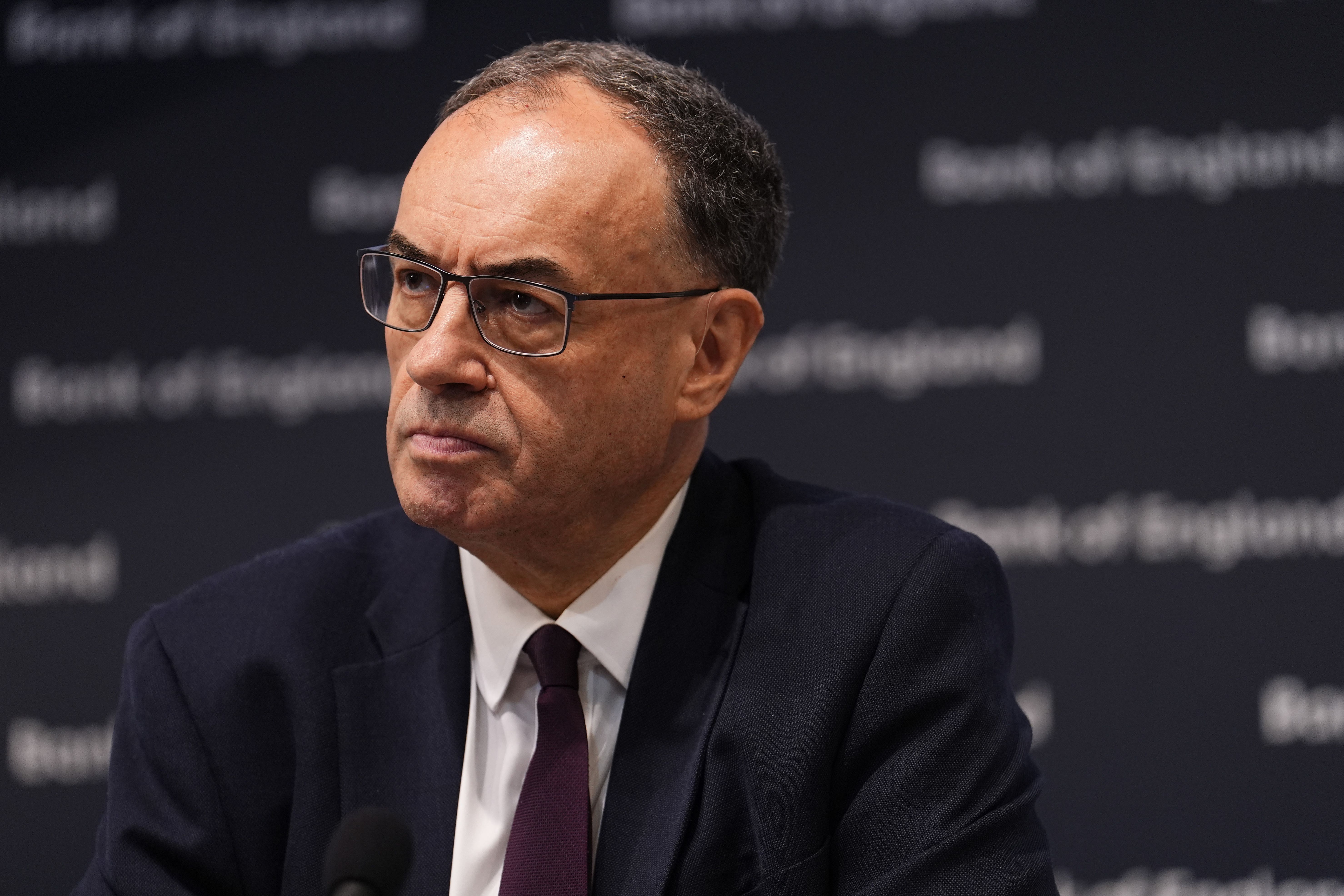 Bank of England governor Andrew Bailey