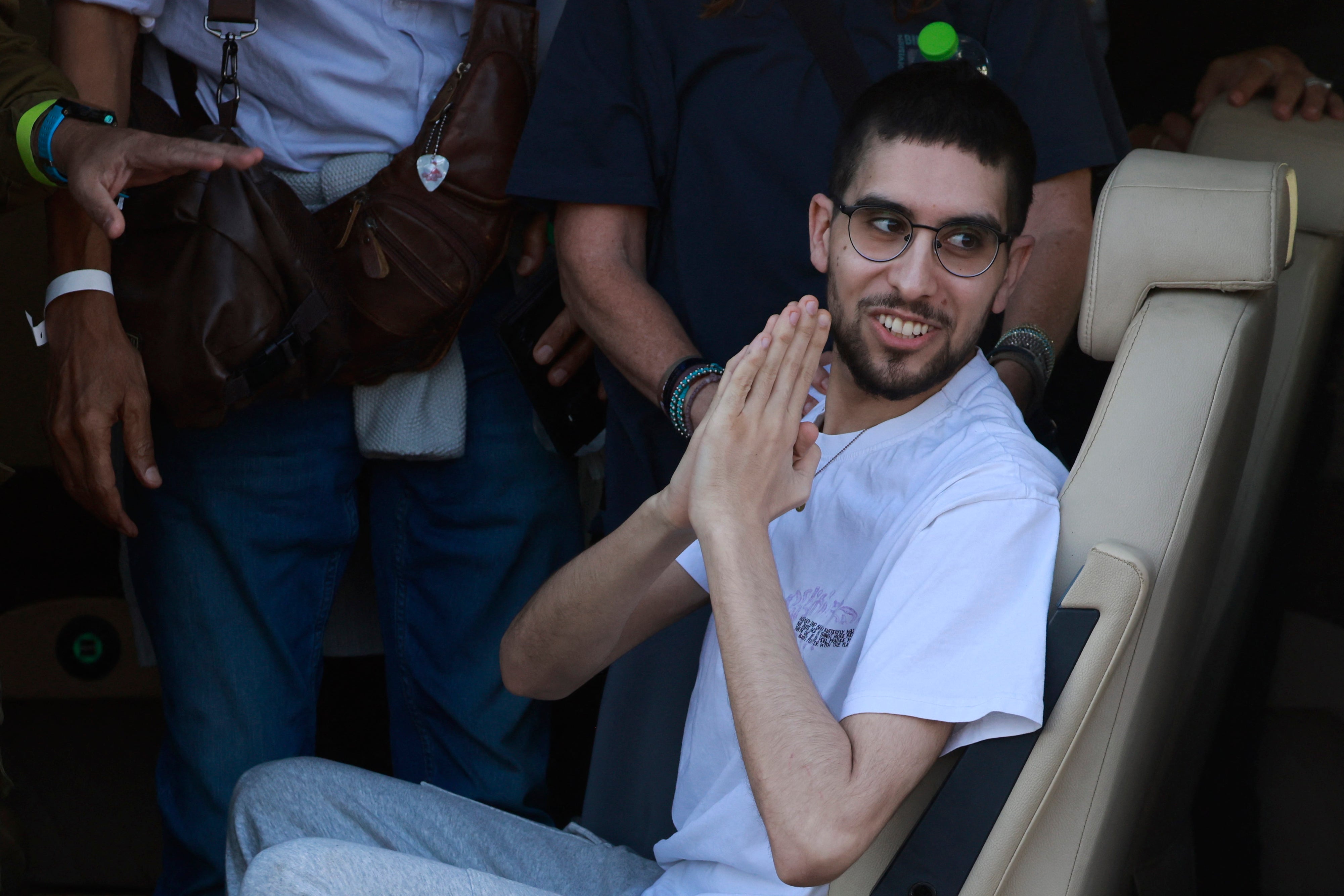 Evyatar David was among the 20 Israeli hostages released on Monday after two years of conflict between Israel and Hamas