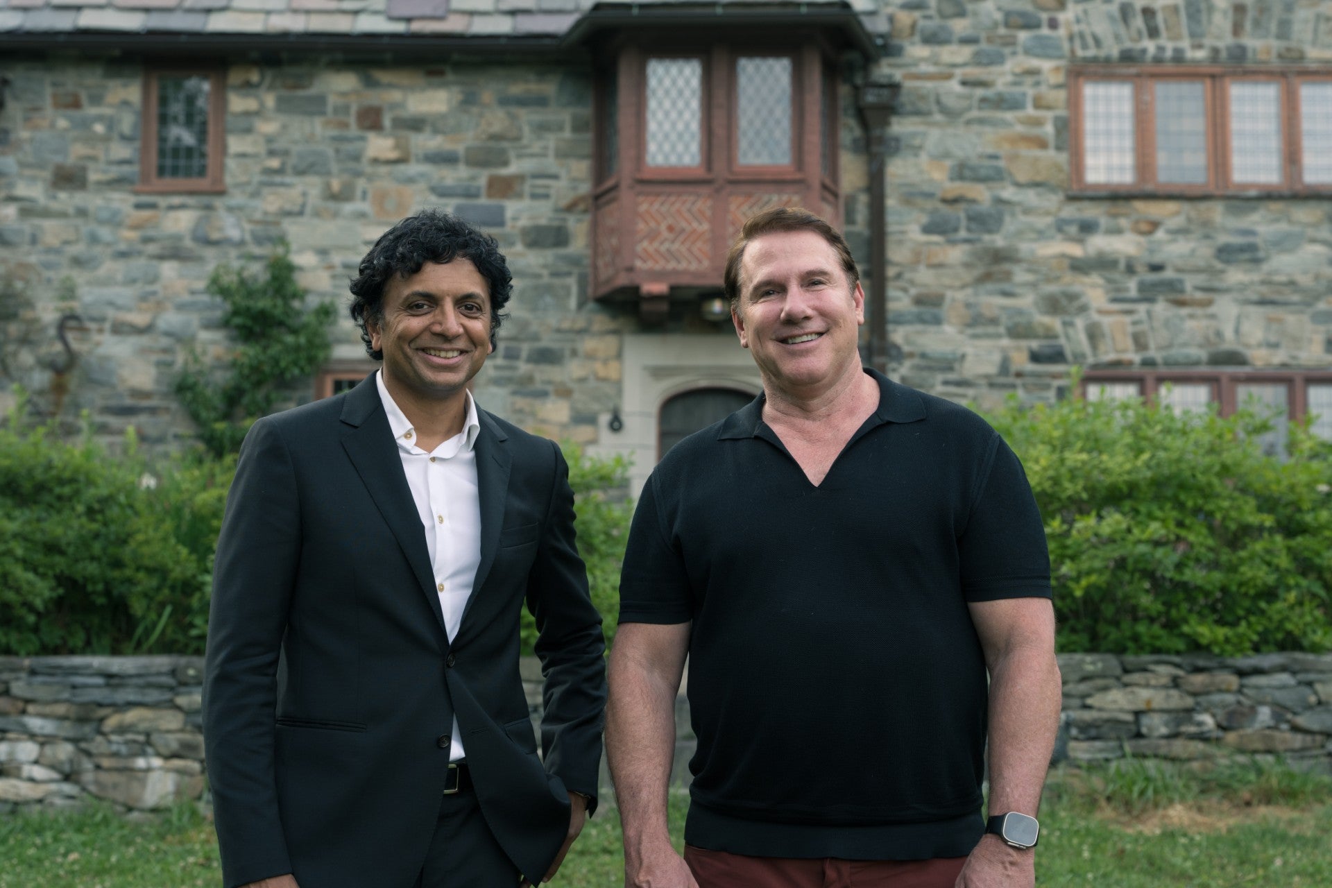 Unlikely pairing: Filmmaker M Night Shyamalan and author Nicholas Sparks