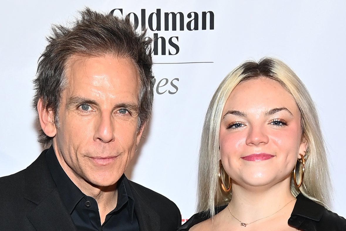 Ben Stiller and his daughter Ella Stiller in New York in October 2024