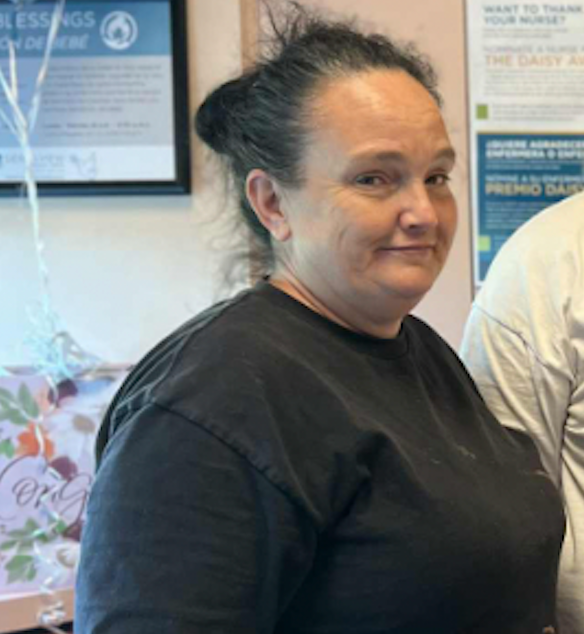 Sheena Hoffman was airlifted to Bakersfield Memorial Hospital’s burn unit in stable condition