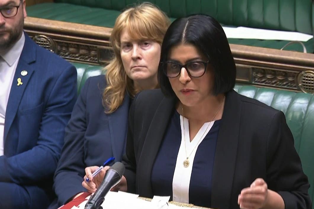 Home Secretary Shabana Mahmood defended the move in the Commons (House of Commons/UK Parliament/PA)